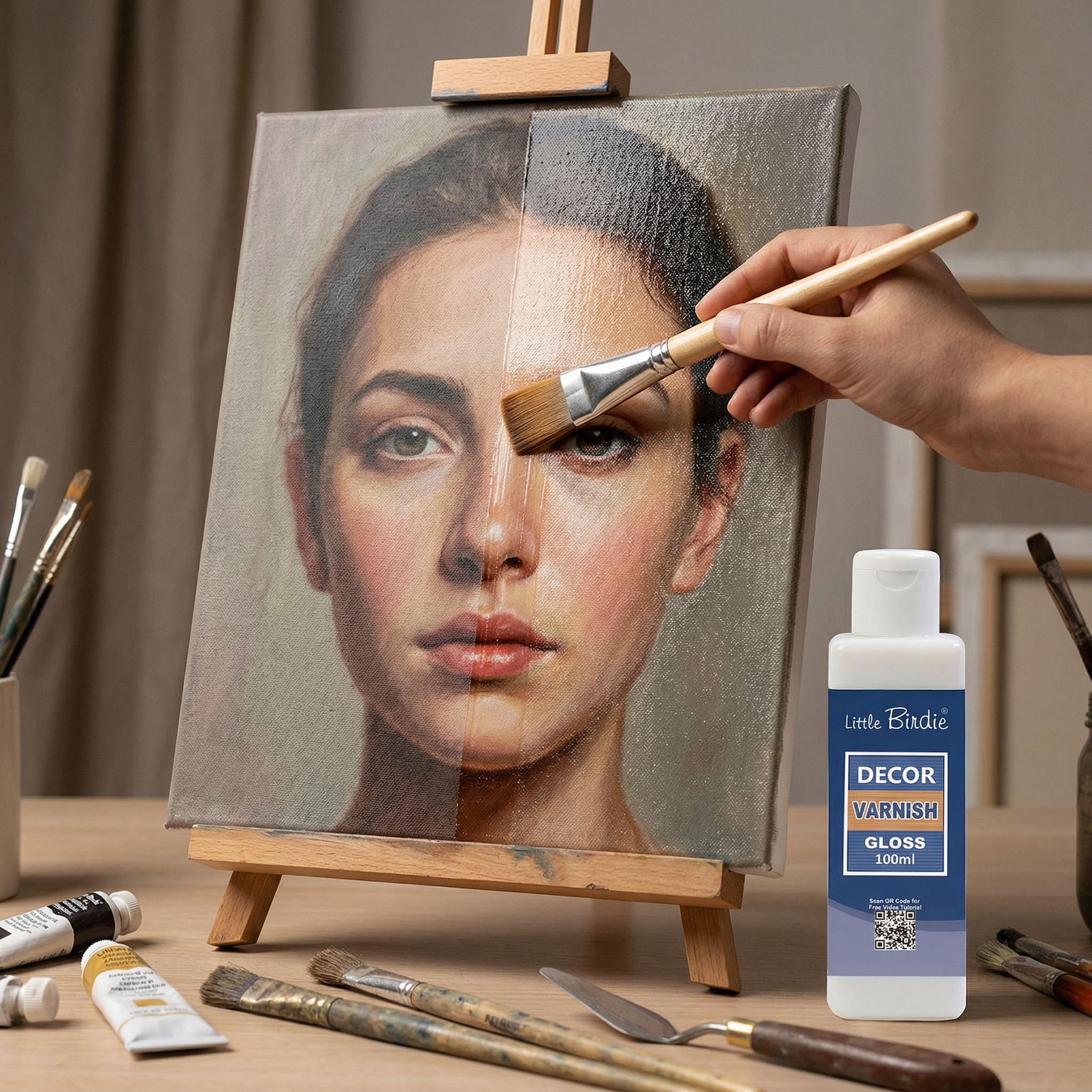 Decor Varnish Gloss 100Ml Bottle