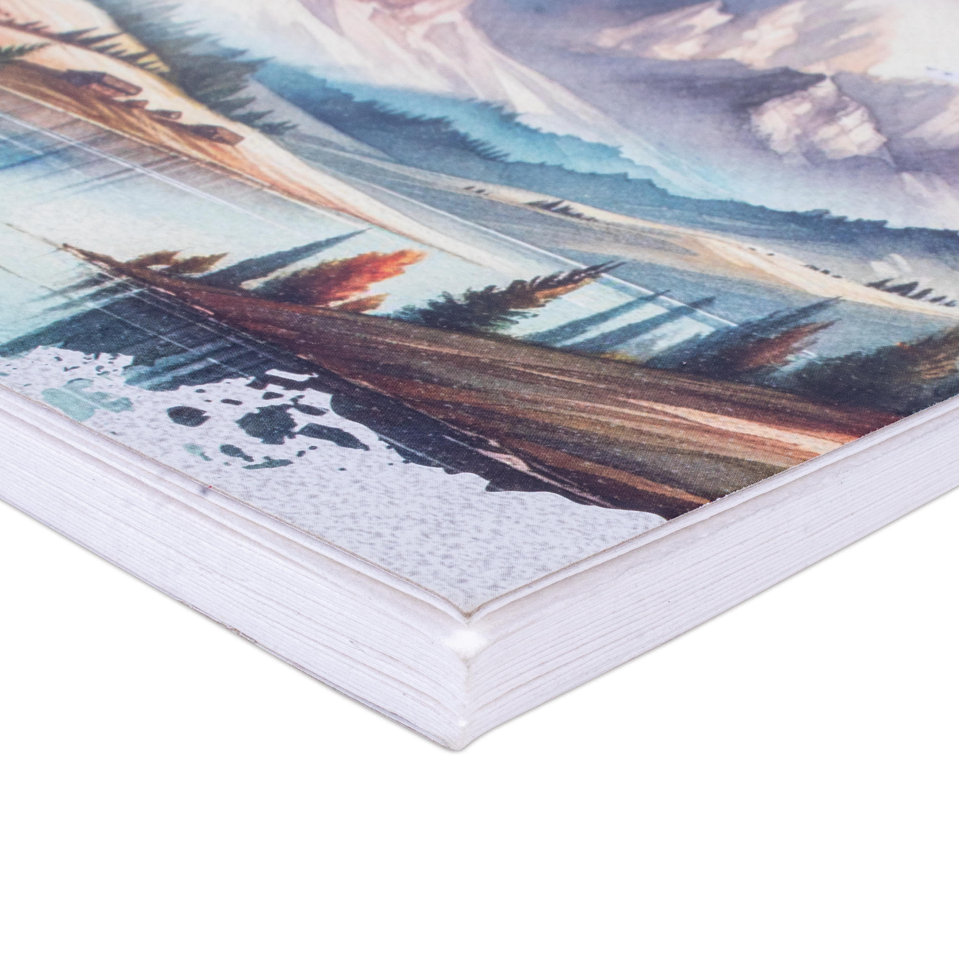 Watercolour Sketch Book Cold Pressed Cotton Artist Paper L11.7 x W8Inch Spiral Bound 220gsm 40Sheets 1 Book
