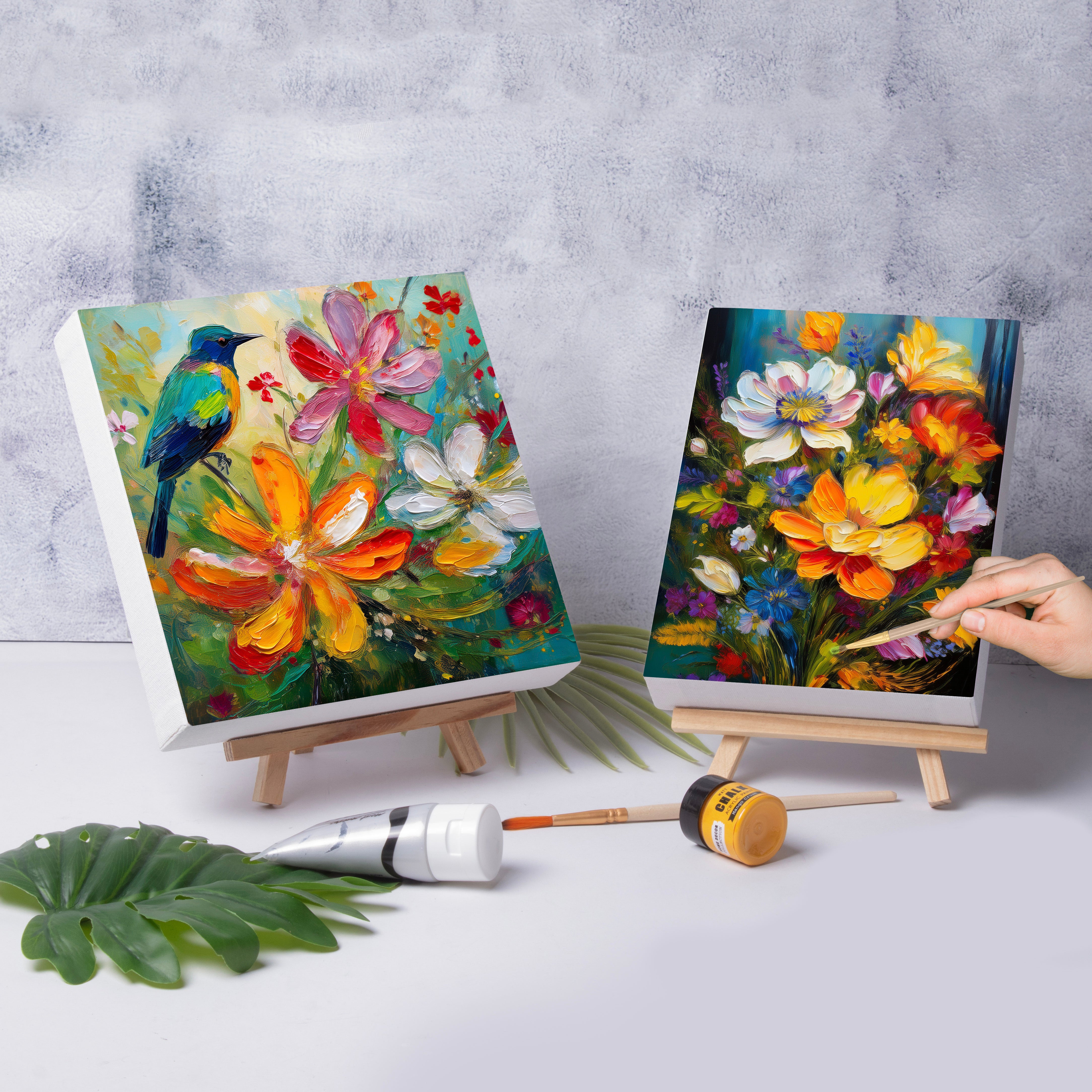 Artists 3D Deep Edge Canvas Panel Square 8 X 8inch 1pc LB