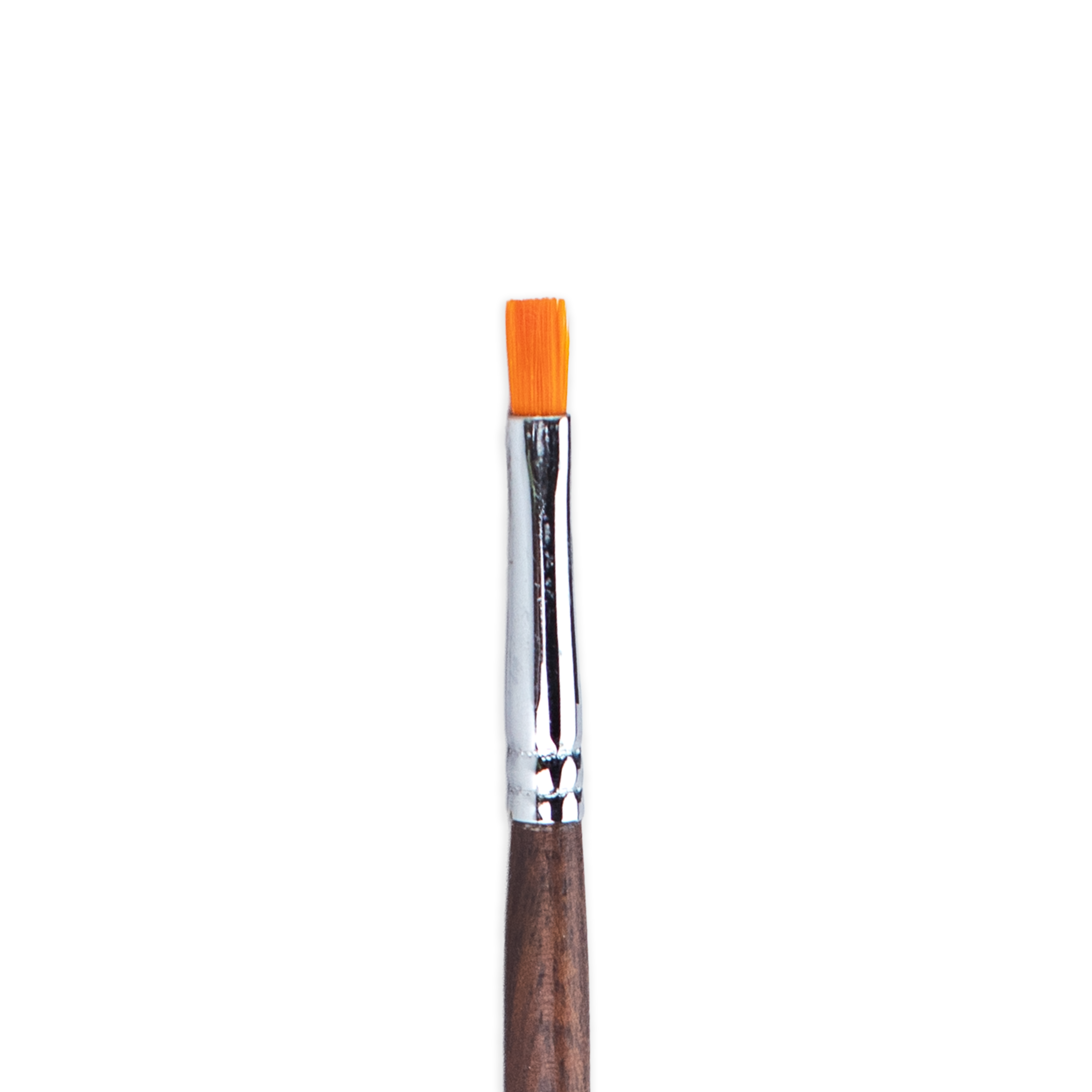 Rosewood Flat Brush Synthetic Hair Handle Length 200mm Size 1 1 pc