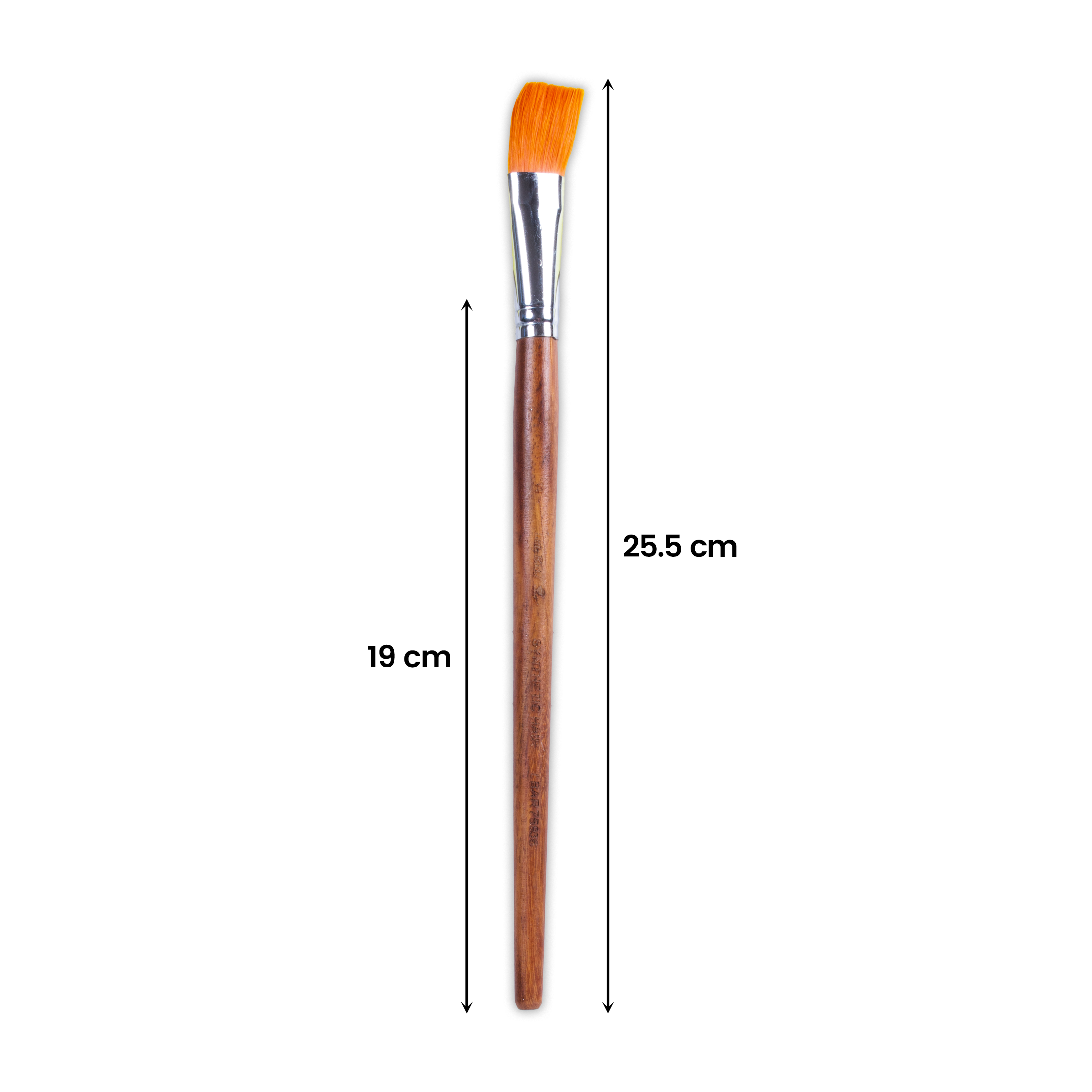Rosewood Flat Brush Synthetic Hair Handle Length 200mm Size 11 1 pc