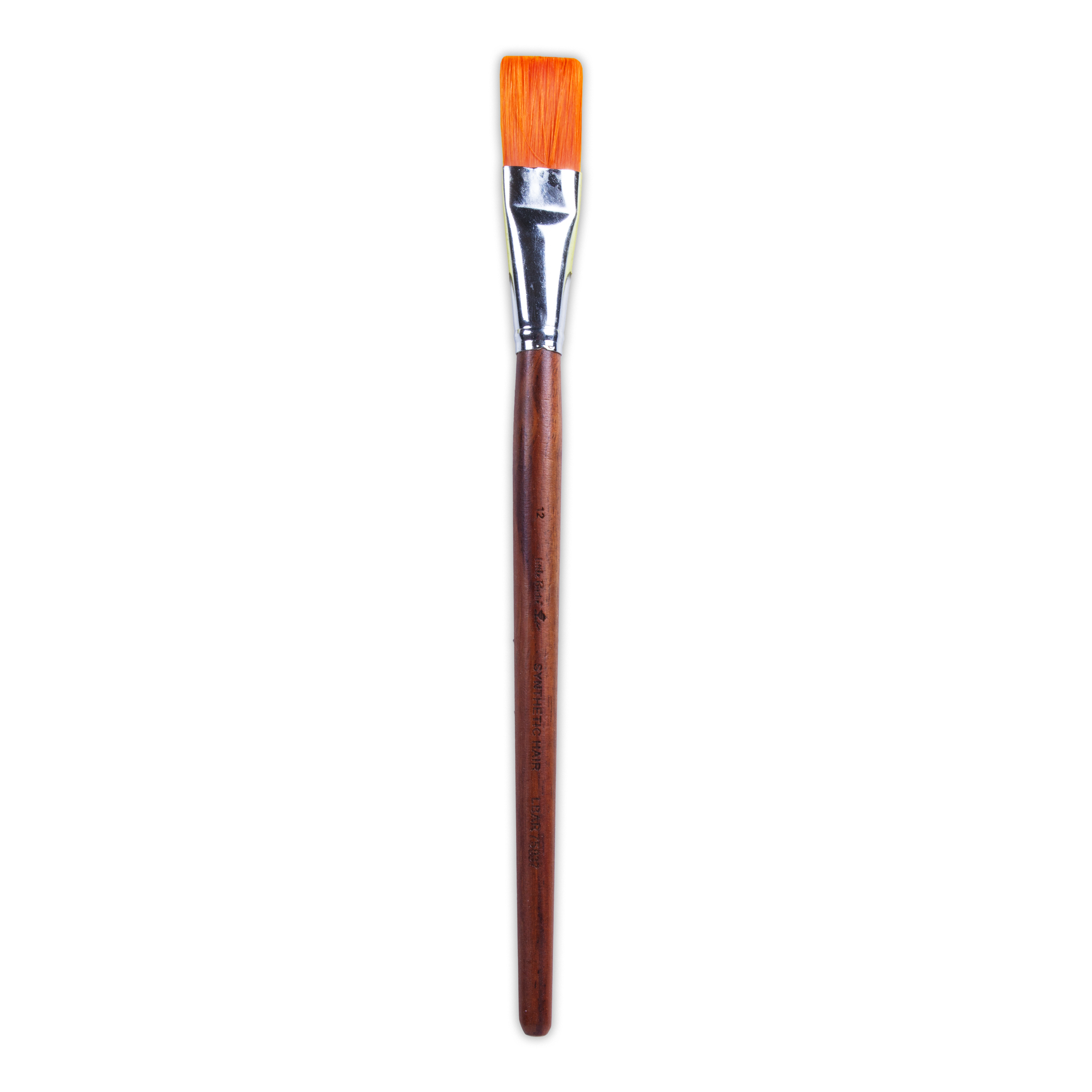 Rosewood Flat Brush Synthetic Hair Handle Length 200mm Size 12 1 pc