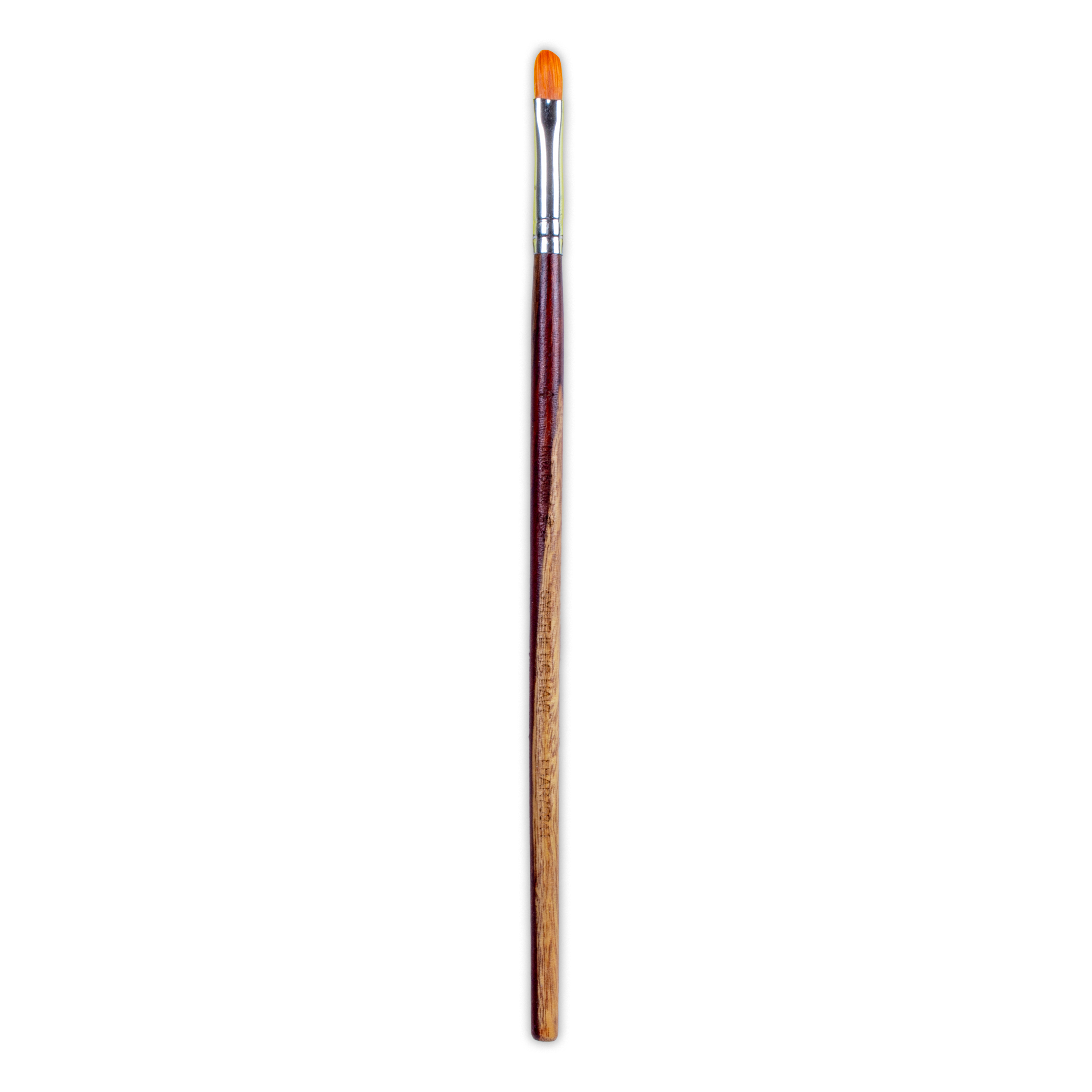 Rosewood Filbert Brush Synthetic Hair Handle Length 200mm Size 4 1 pc