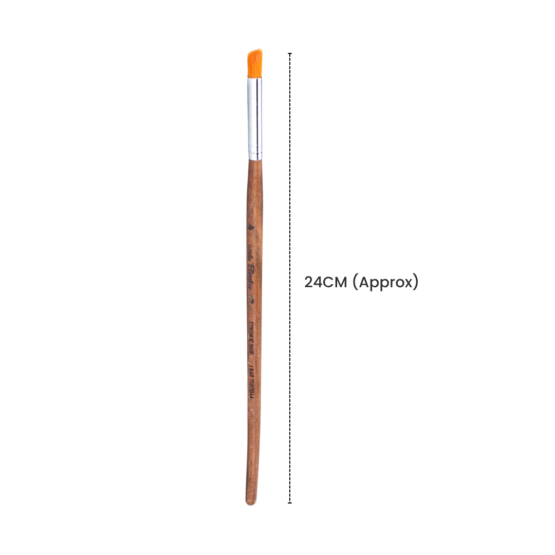 Rosewood Deer Foot Brush Synthetic Hair Handle Length 200mm Size 4 1 pc