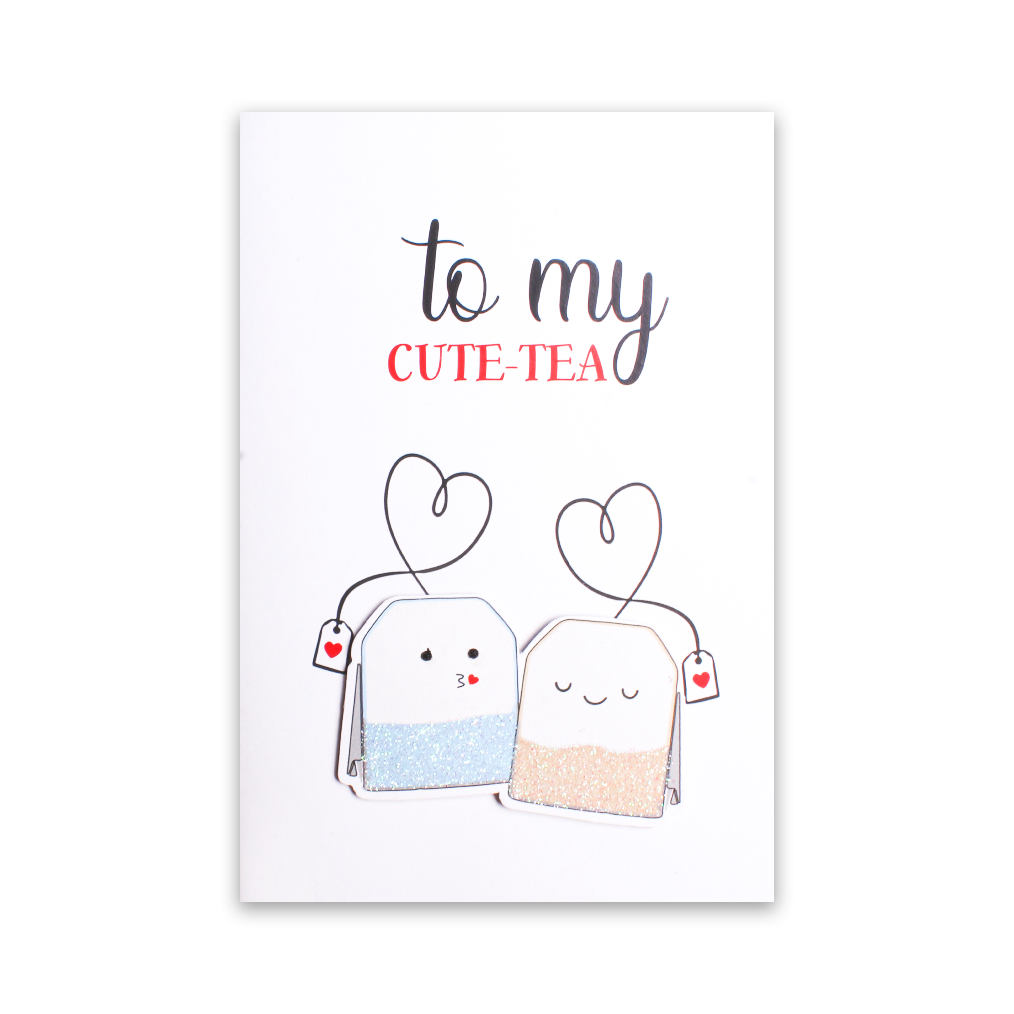Greeting Card & Envelope Cute-Tea 4 X 6inch 2pc