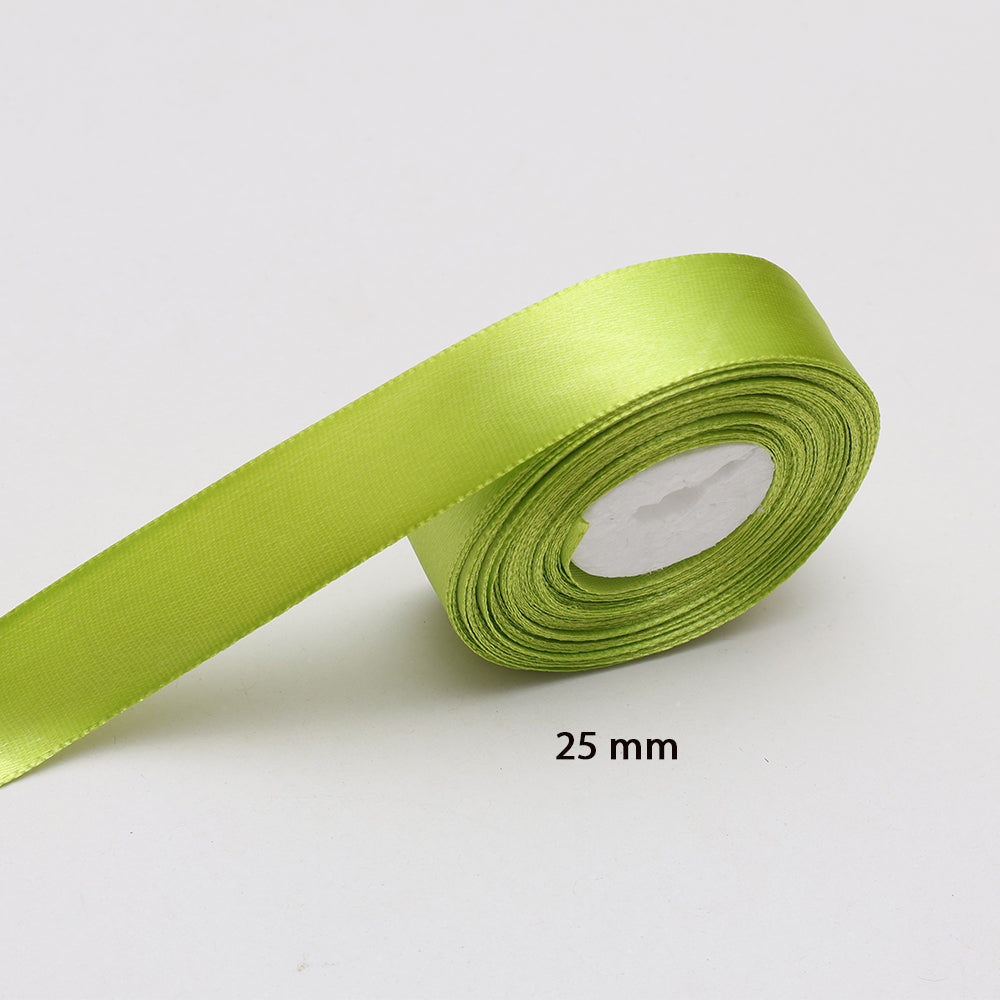 Satin Ribbons 25mm Asst Col 15mtr
