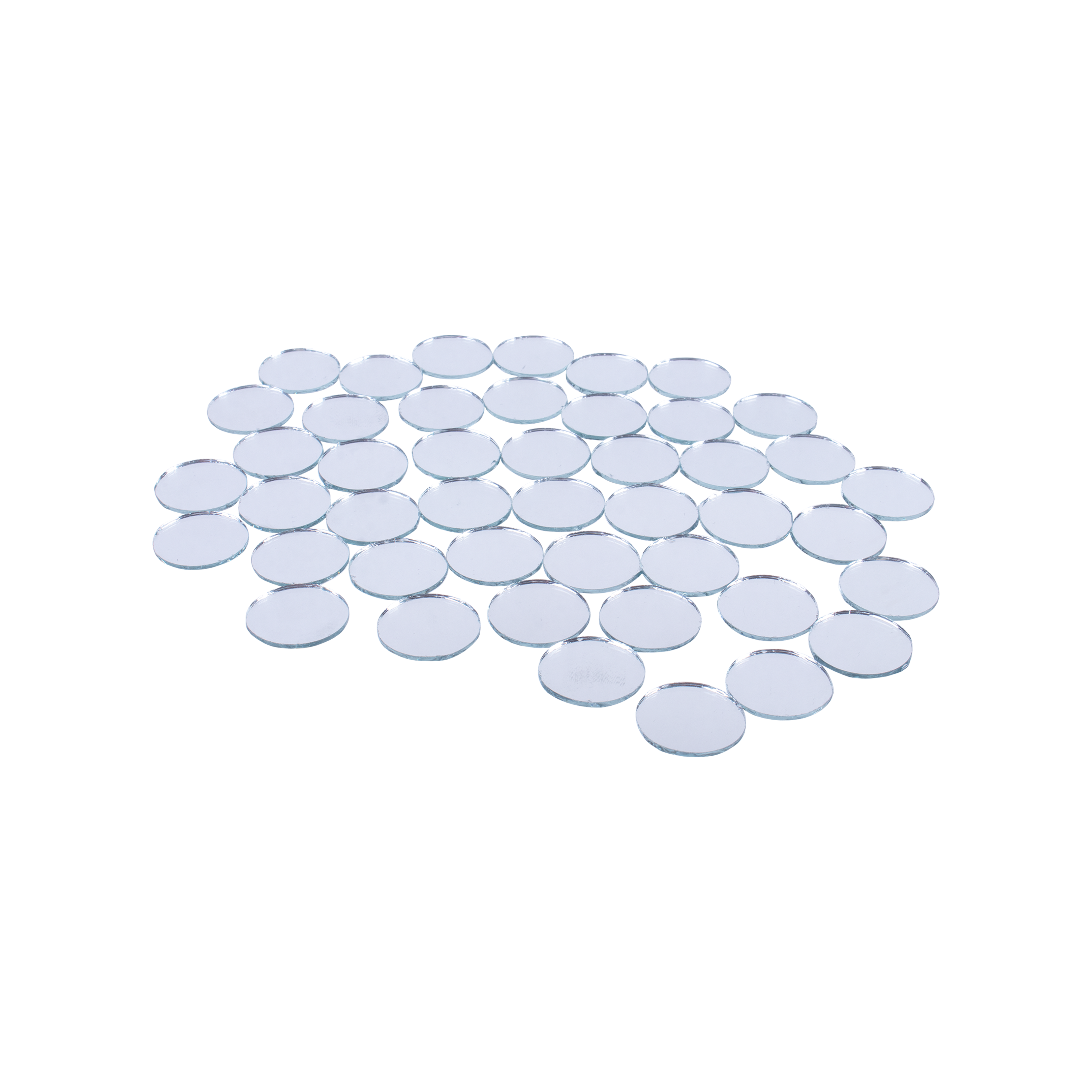 Cut Mirror Round 15Mm 50Gms Approx 103pc