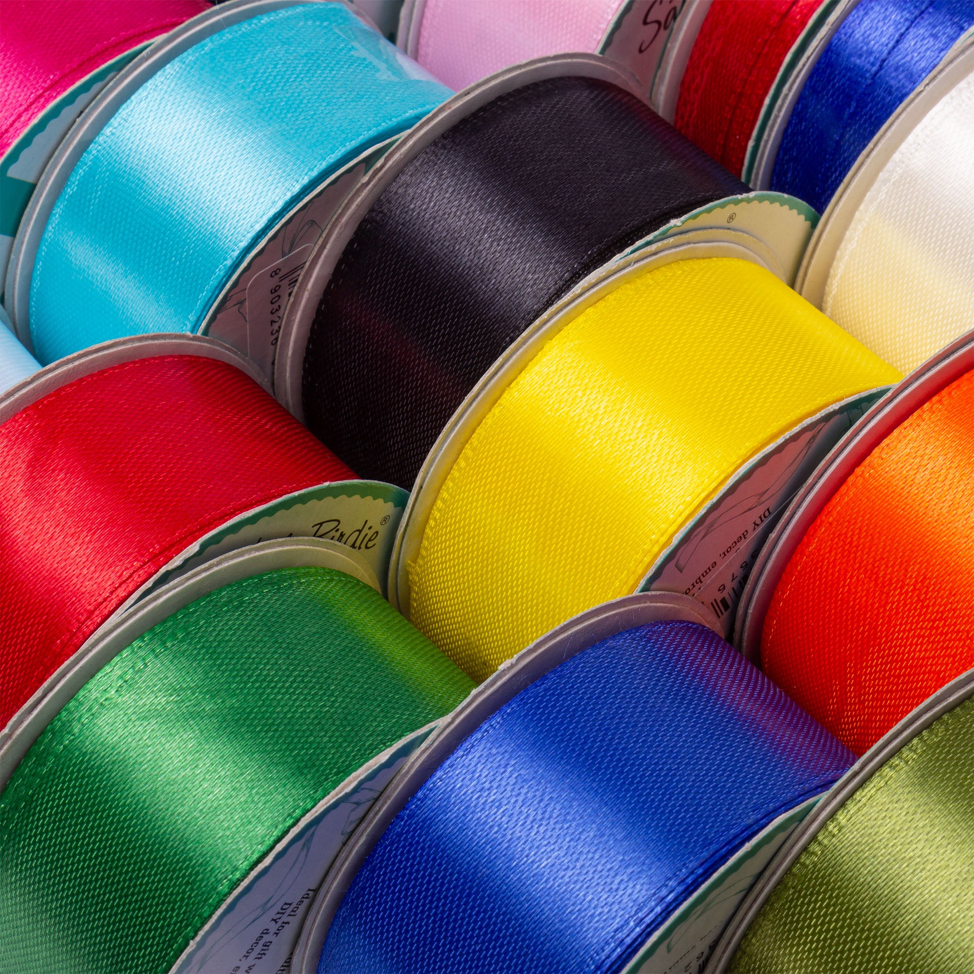 Satin Ribbon | 3mm | Hot Pink |  12 Meter - 1 Roll