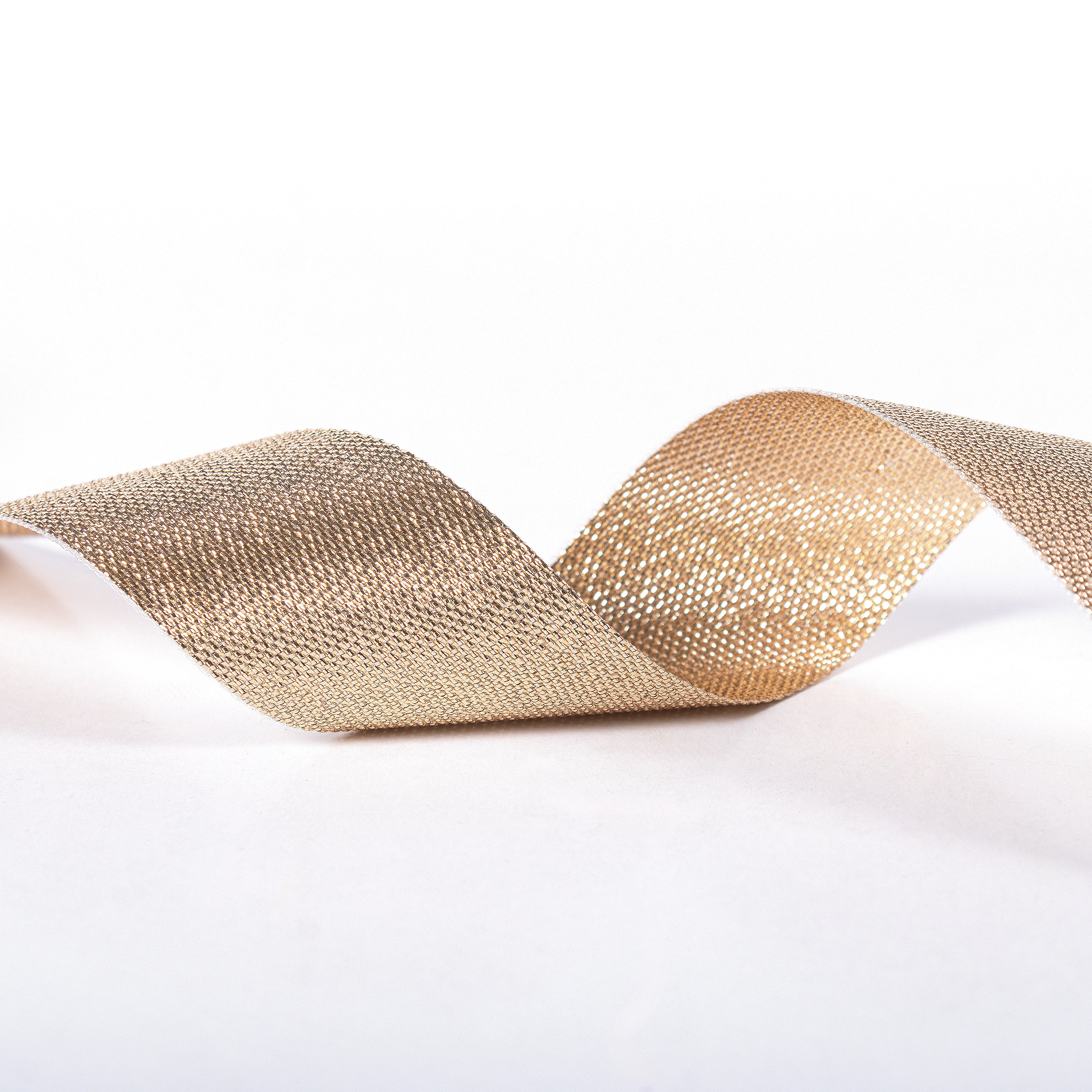 Sparkle Ribbon 25mm Light Rose gold 2mtr 1Roll
