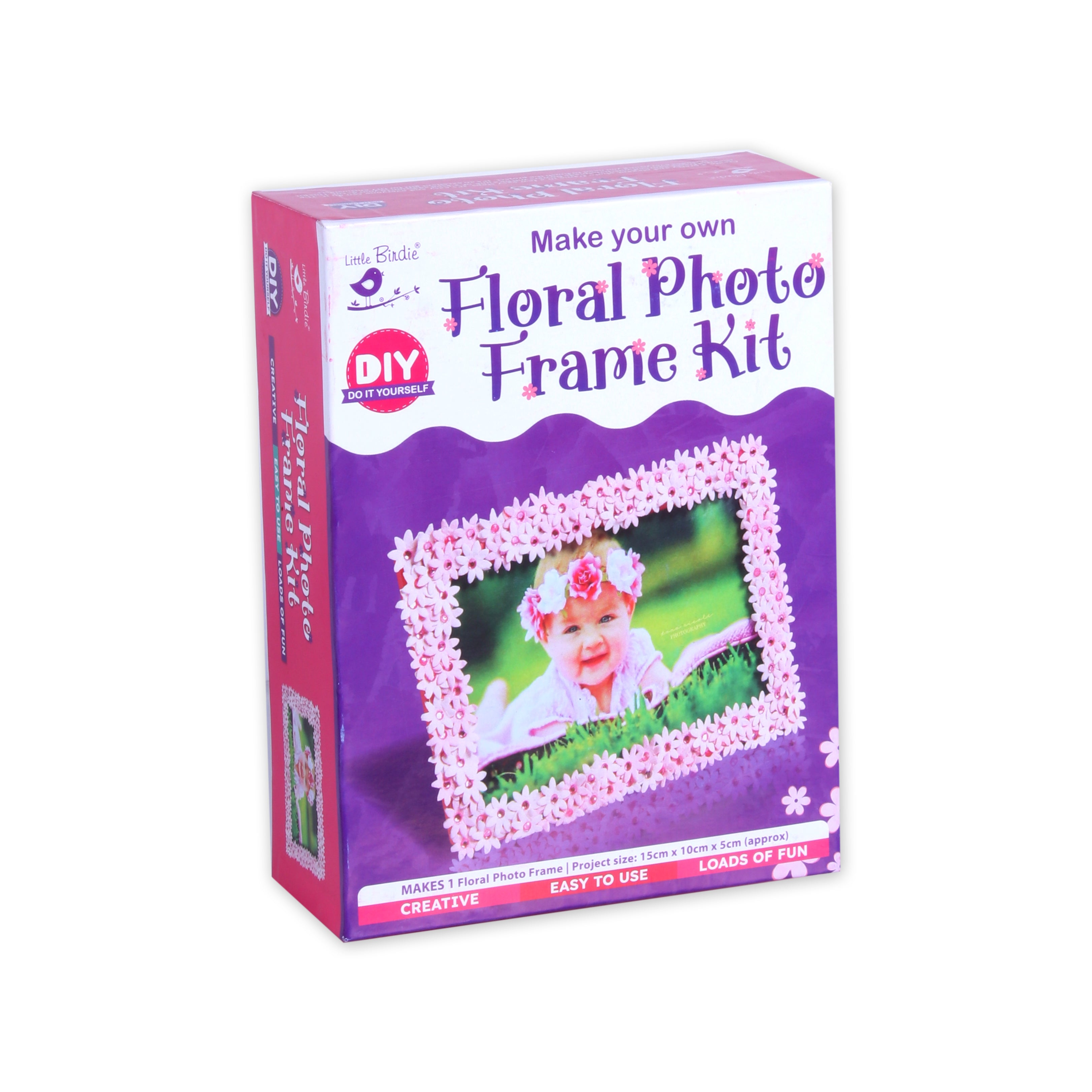 Diy Floral Photo Frame Kit 1 Box