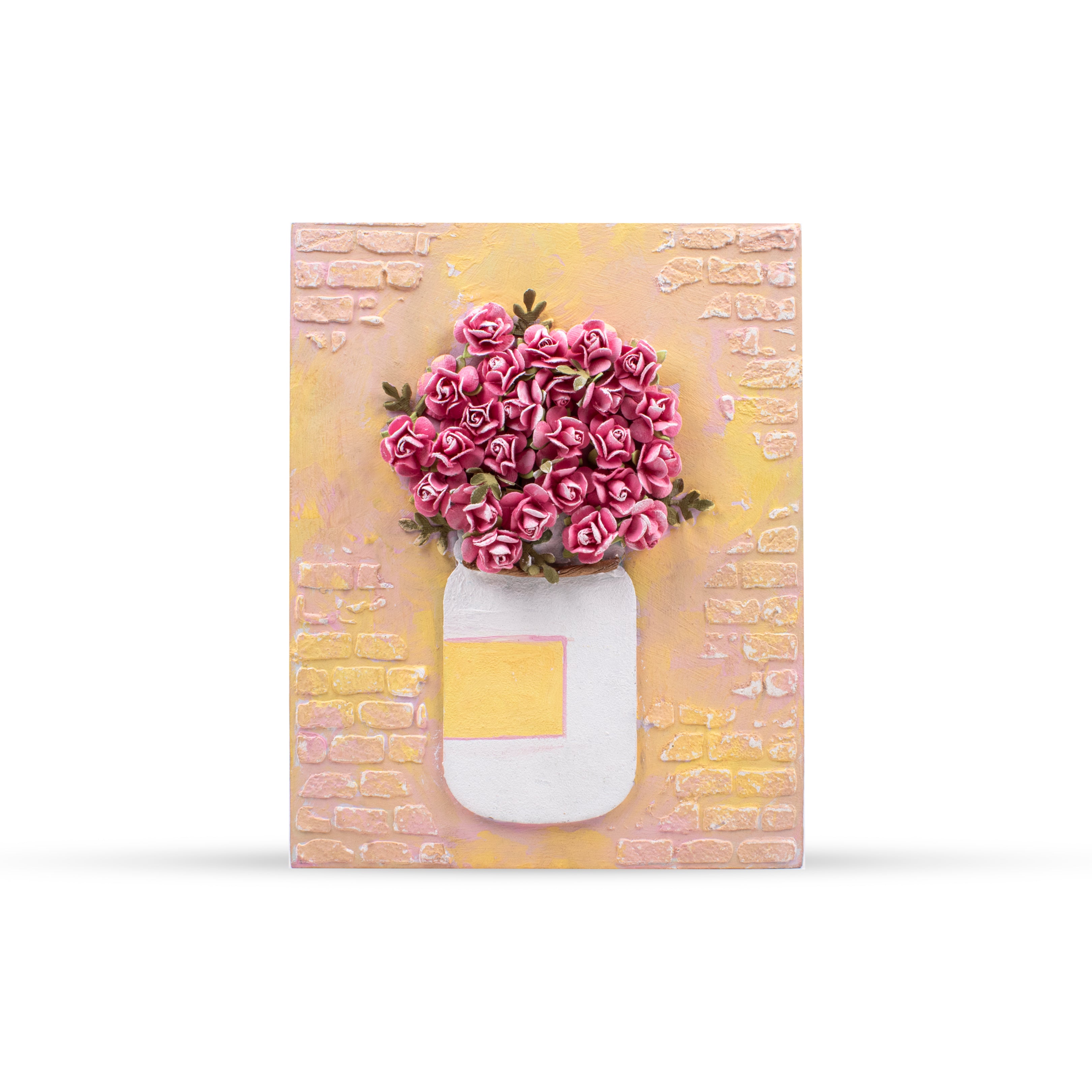 DIY Mixed Media Decor Kit - Floral Display, 1 Box