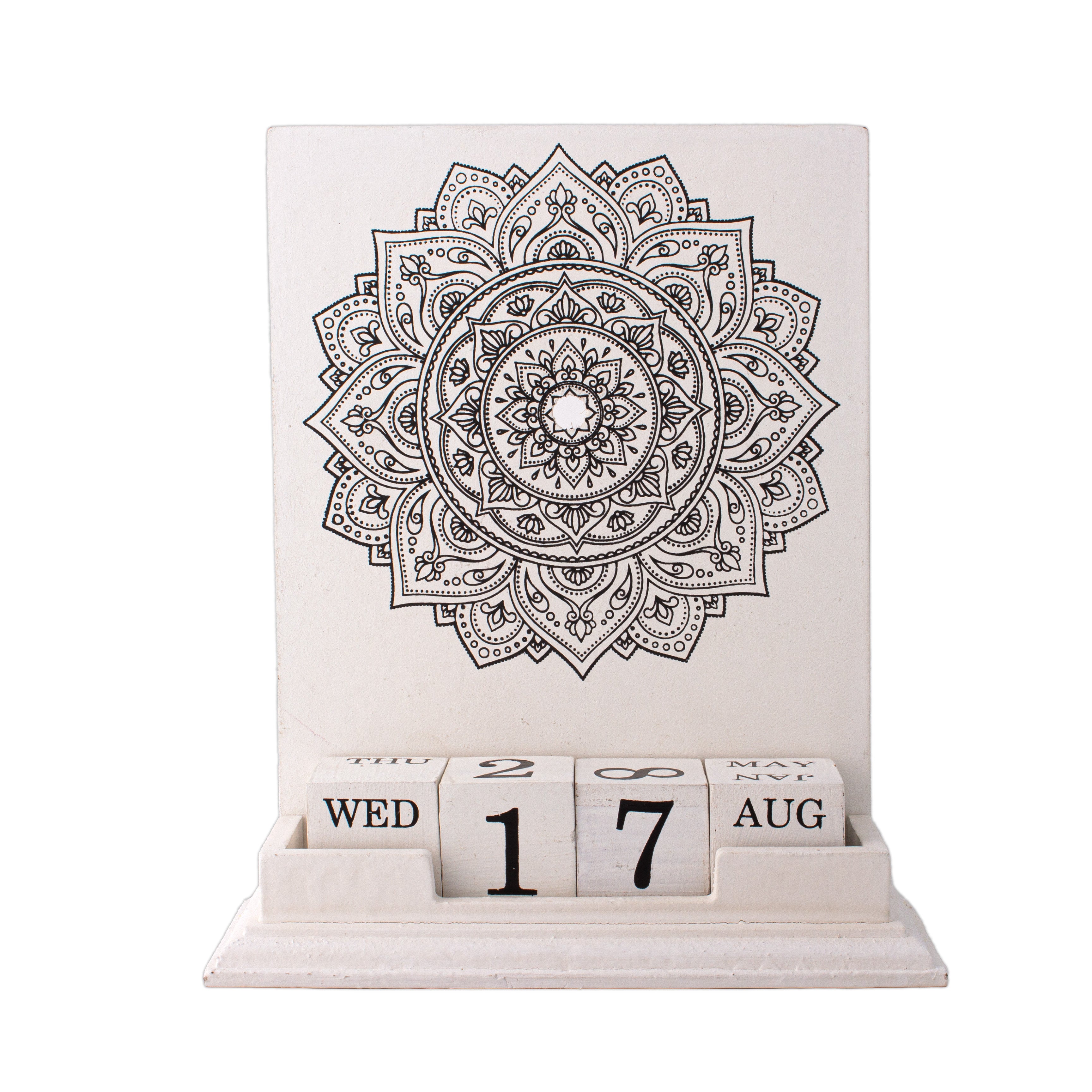 DIY Wooden Desk Clock and Calendar Colouring Kit 1 Box