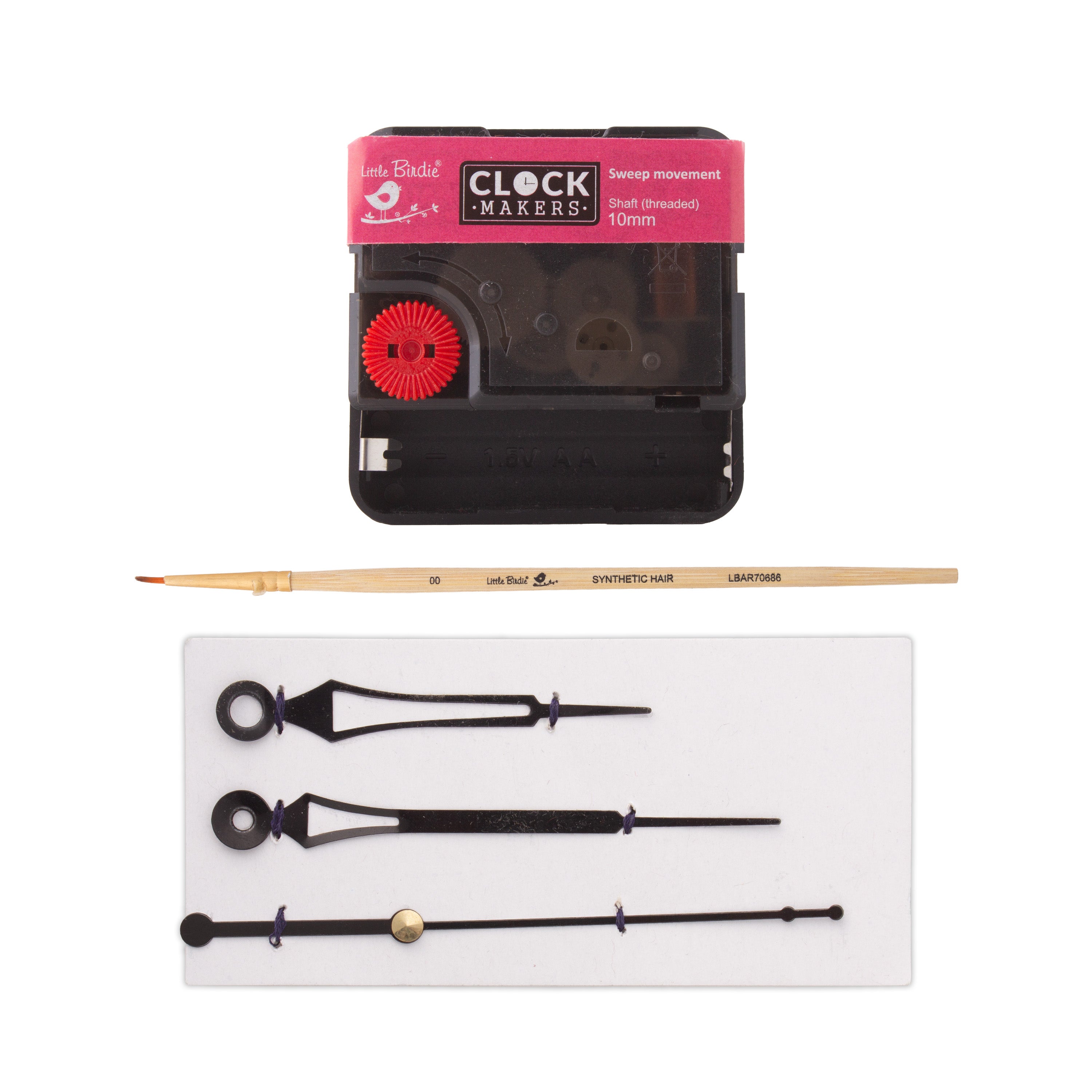 DIY Wooden Desk Clock and Calendar Colouring Kit 1 Box