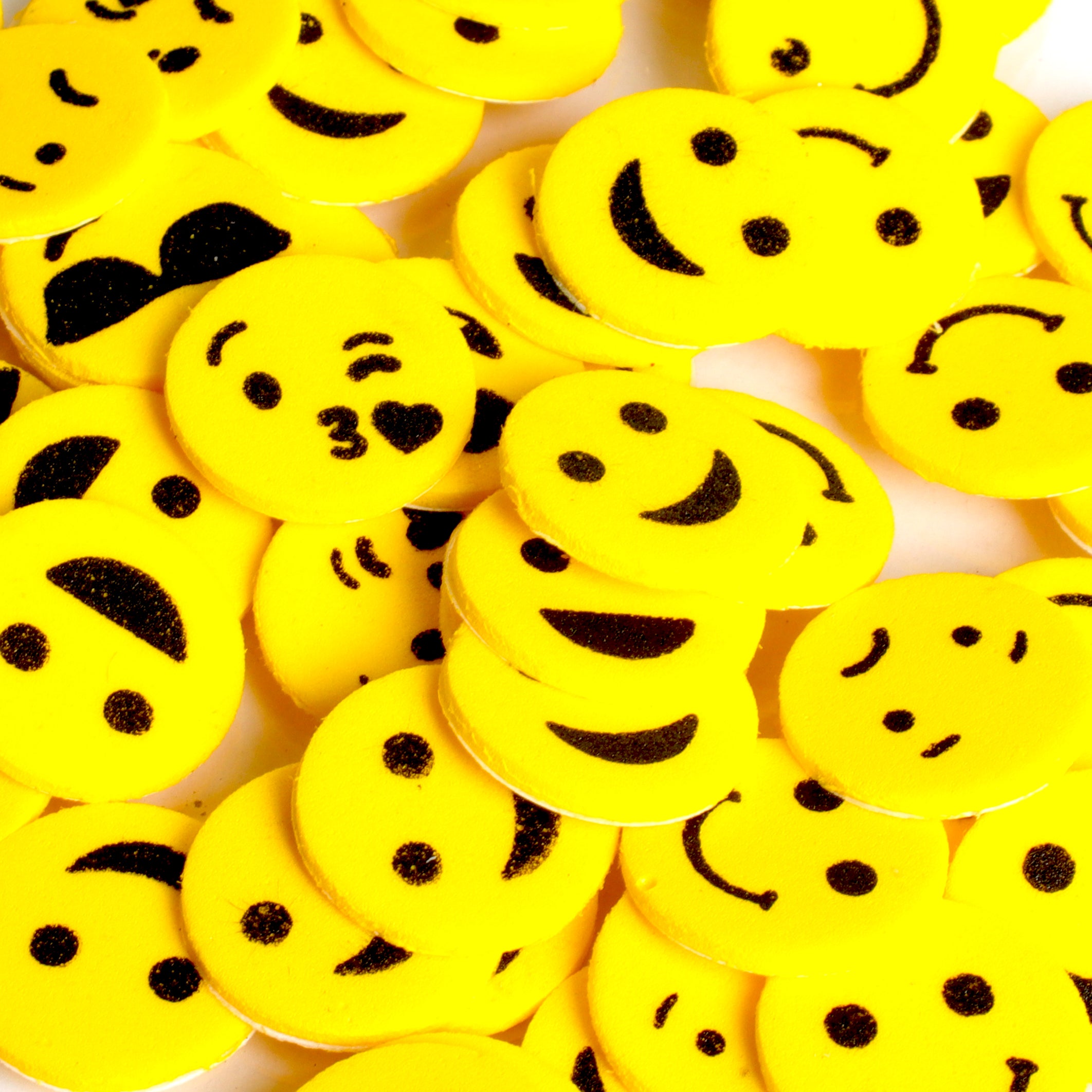 Fun Foam Stickers Emoji 64Pcs