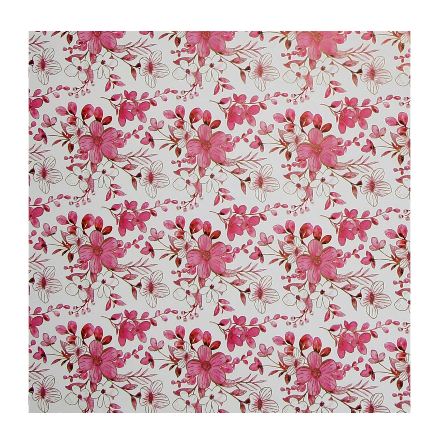 Rosy Delight - Gift Wraps - Pack of 10 (Each Design 2 Sheets)