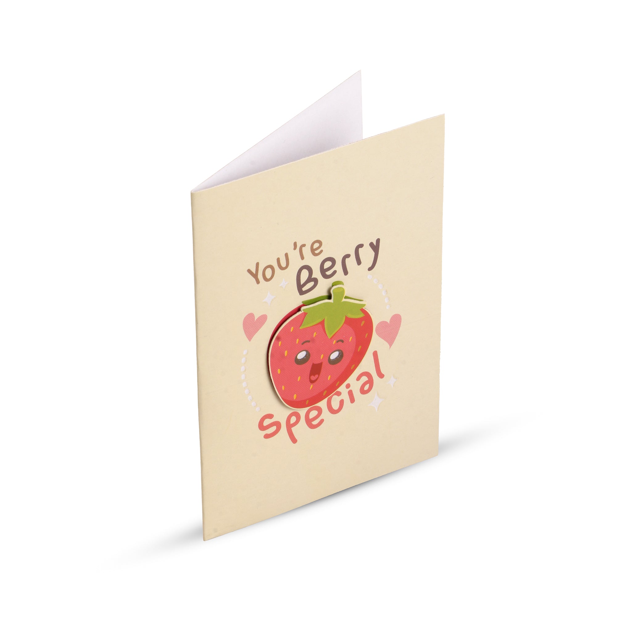 3D Greeting Card & Envelope Berry Special 4 X 6inch