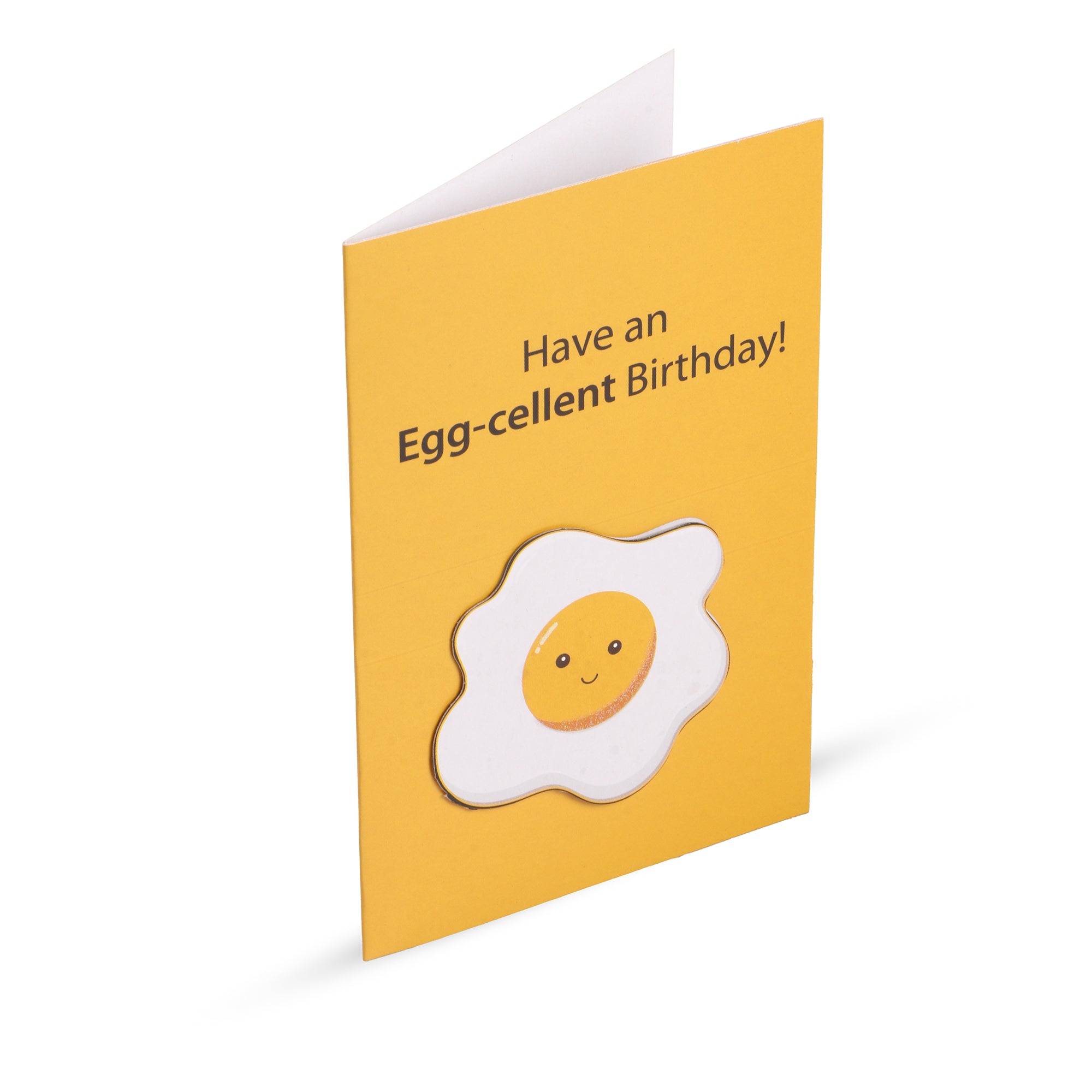 3D Greeting Card & Envelope Eggcellent Birthday 4 X 6inch