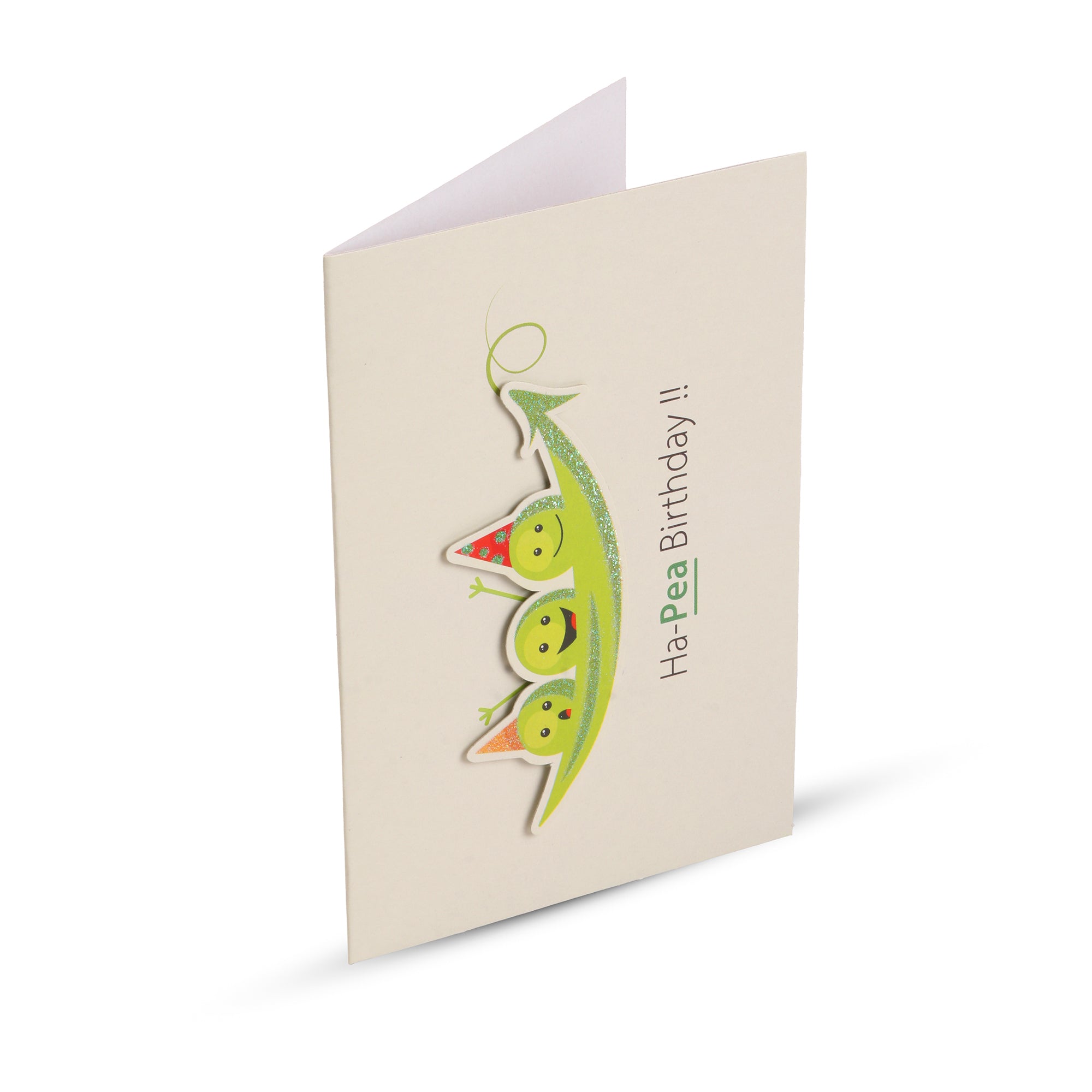 3D Greeting Card & Envelope Ha-pea Birthday 4 X 6inch