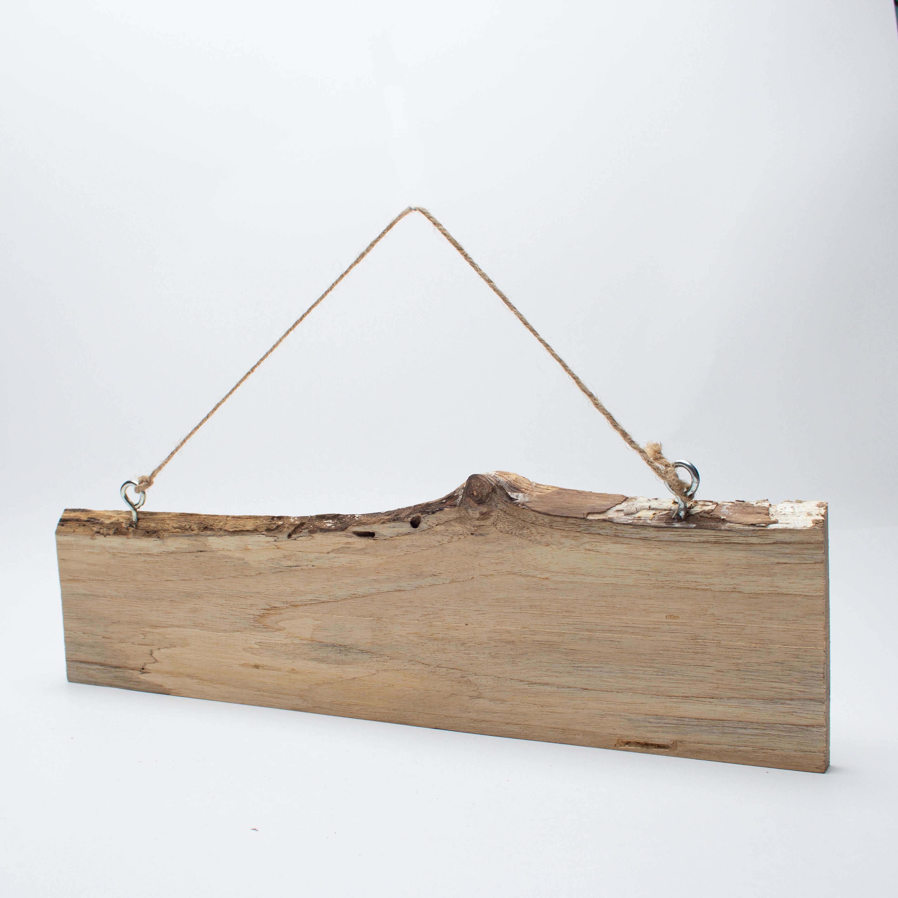 Teak Wood Rustic Hanging Panel 14 inch 1PC