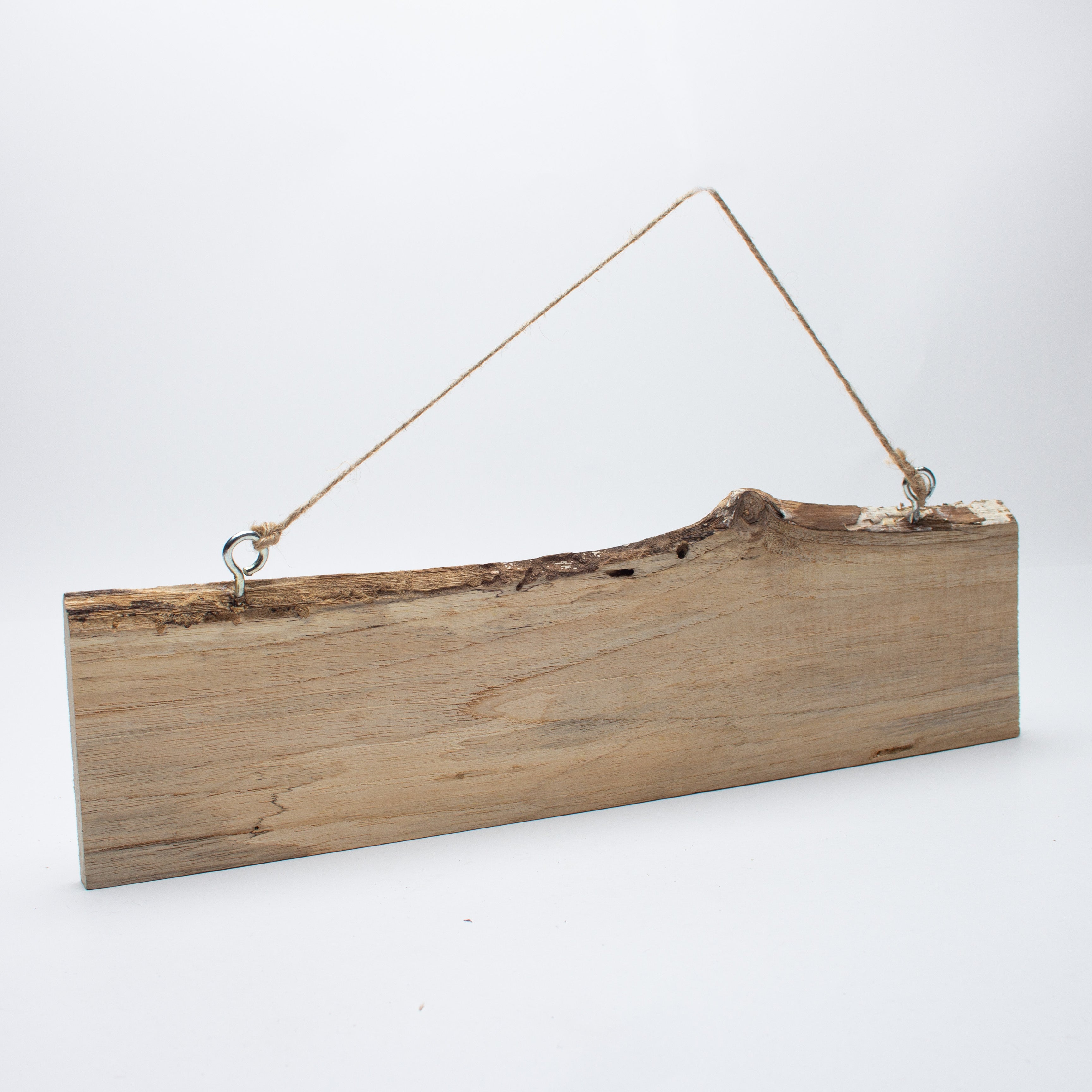 Teak Wood Rustic Hanging Panel 14 inch 1PC