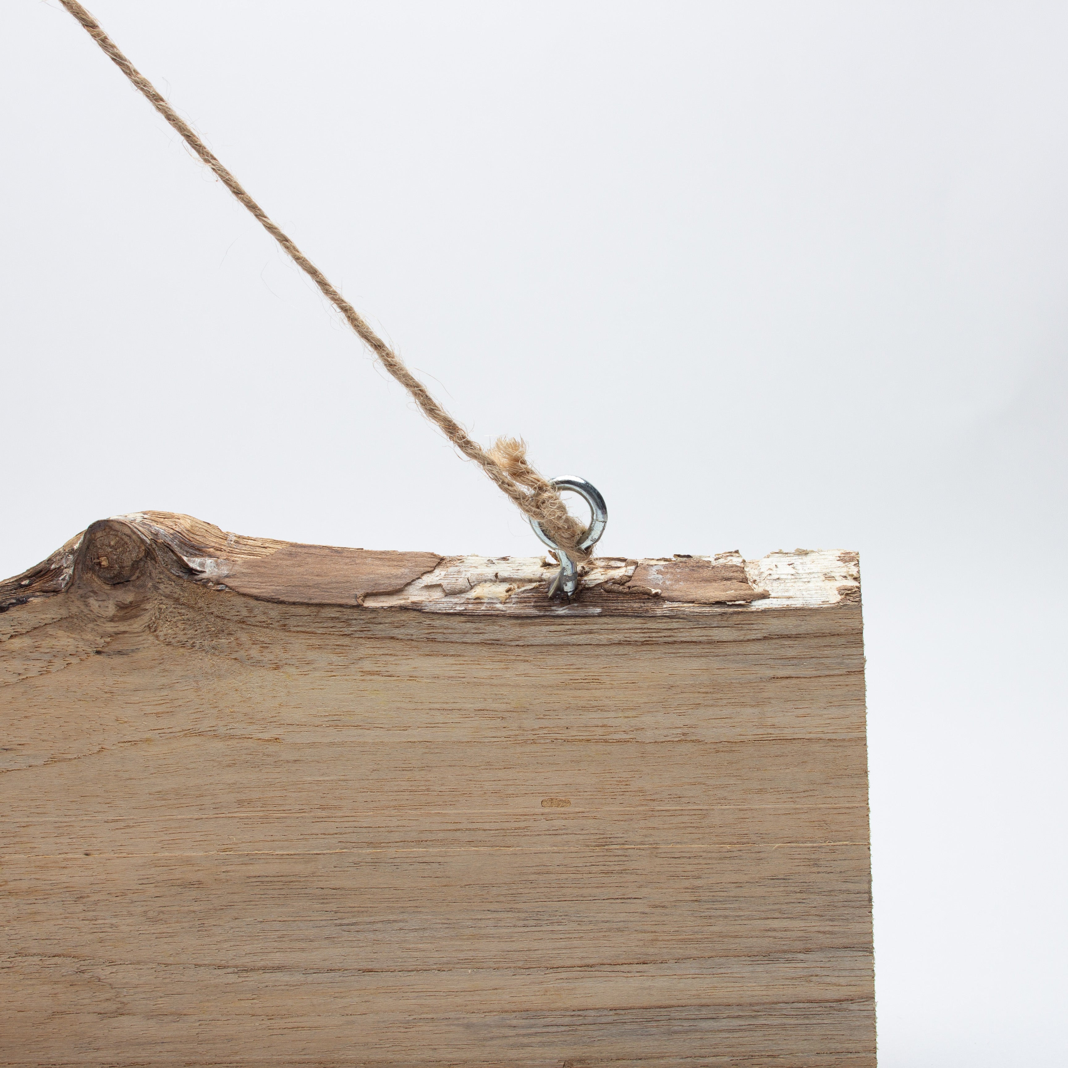 Teak Wood Rustic Hanging Panel 14 inch 1PC