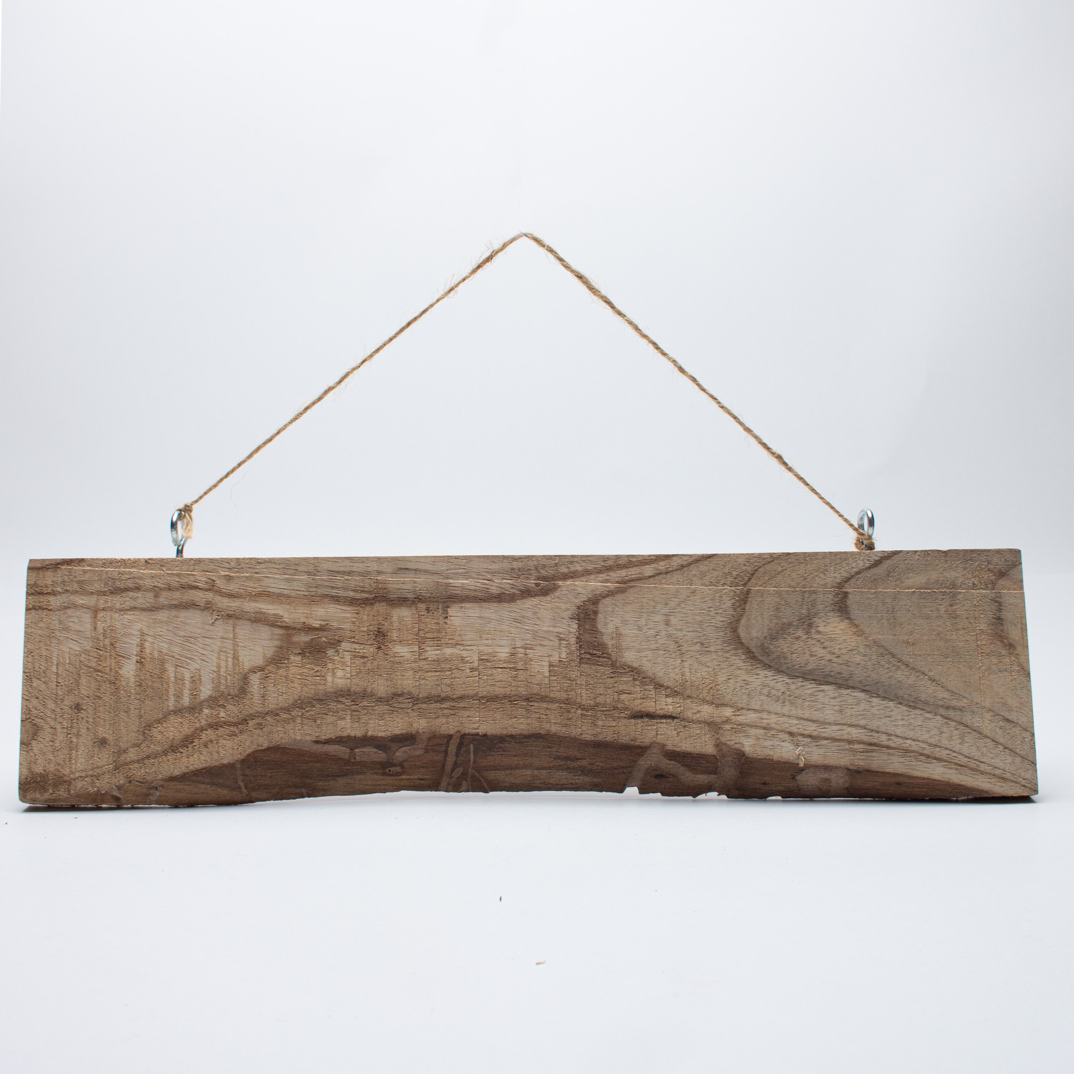 Teak Wood Rustic Hanging Panel 14 inch 1PC