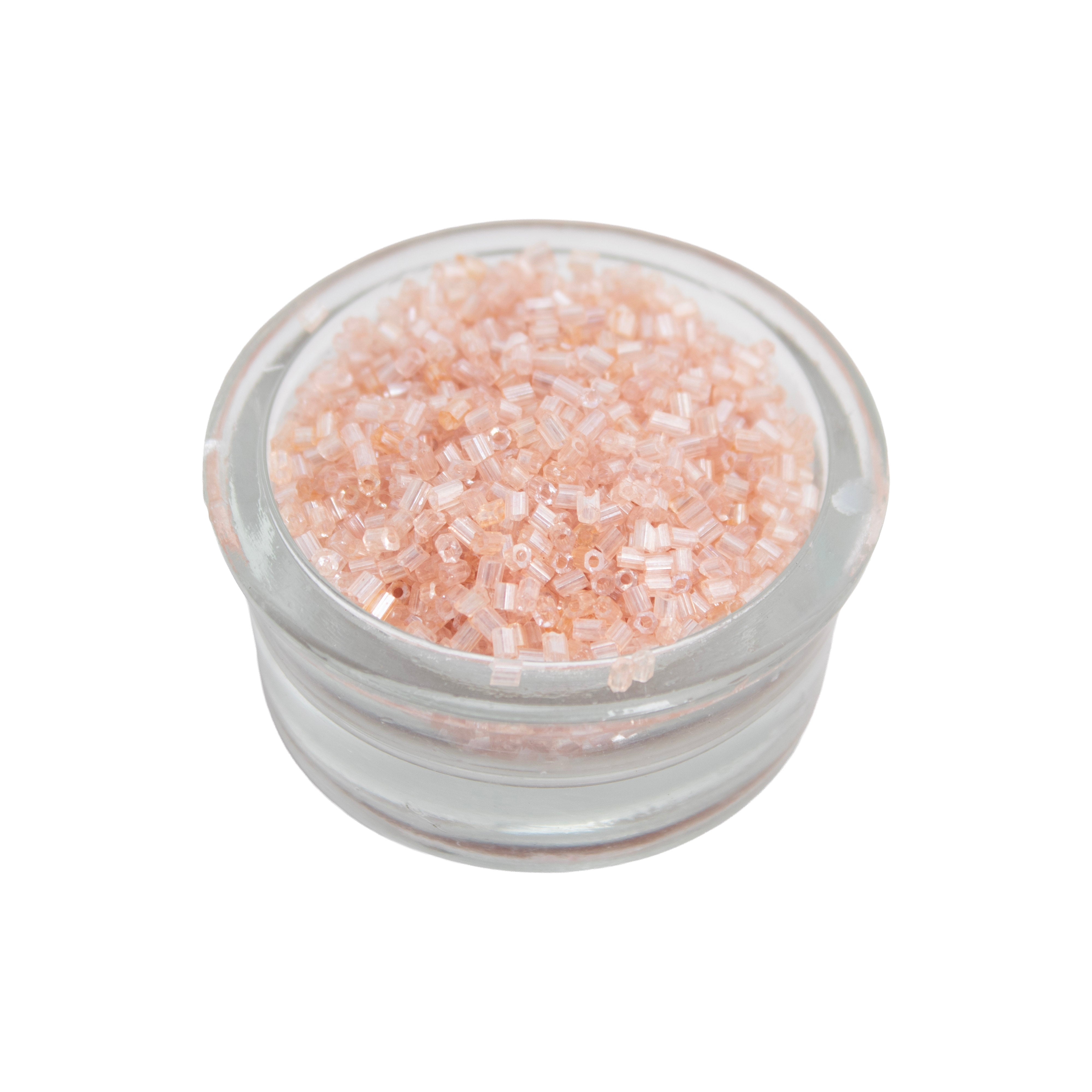 Bugle Beads Misty Peach 3mm 30g
