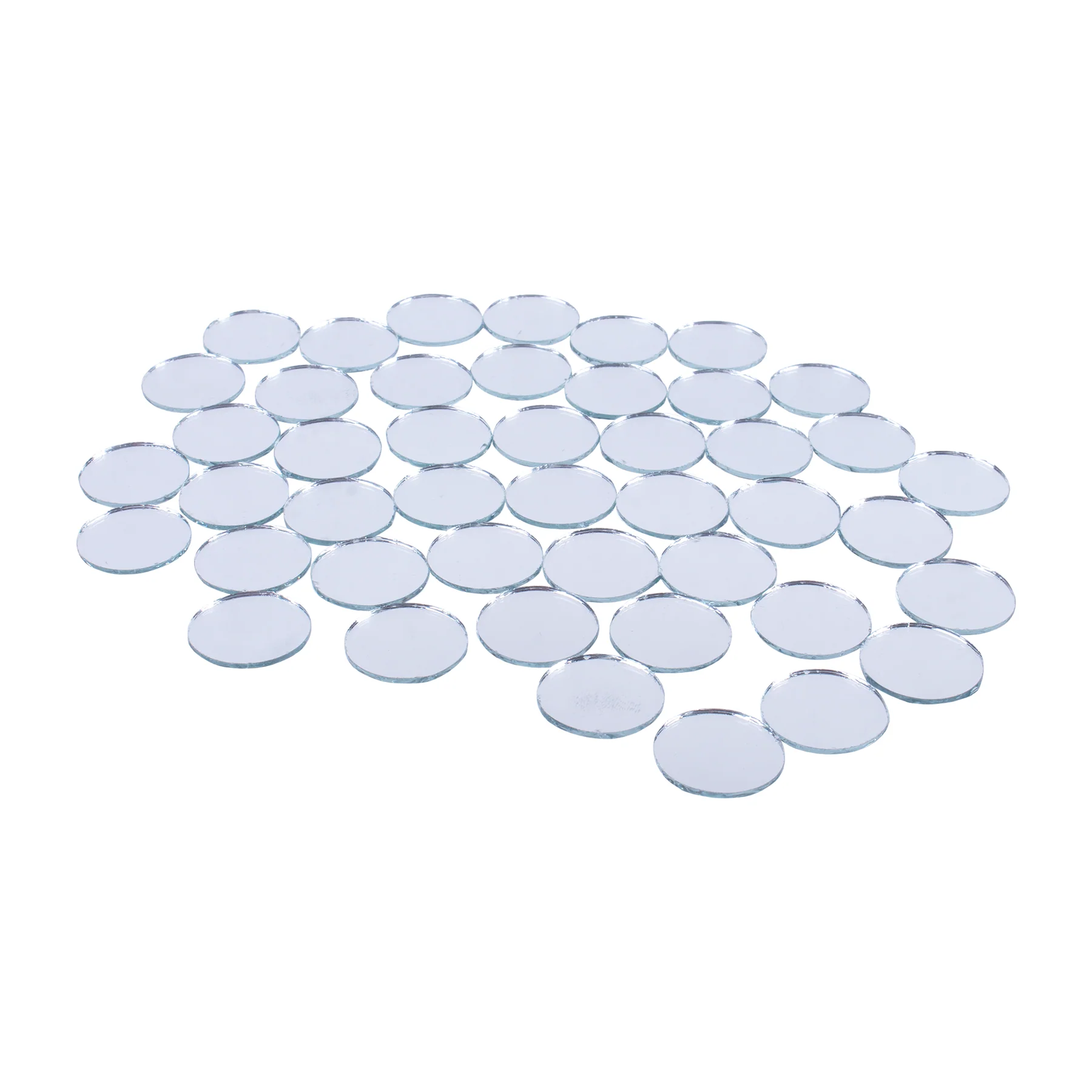 Cut Mirror Round 40mm dia 50gms Apx 20pc