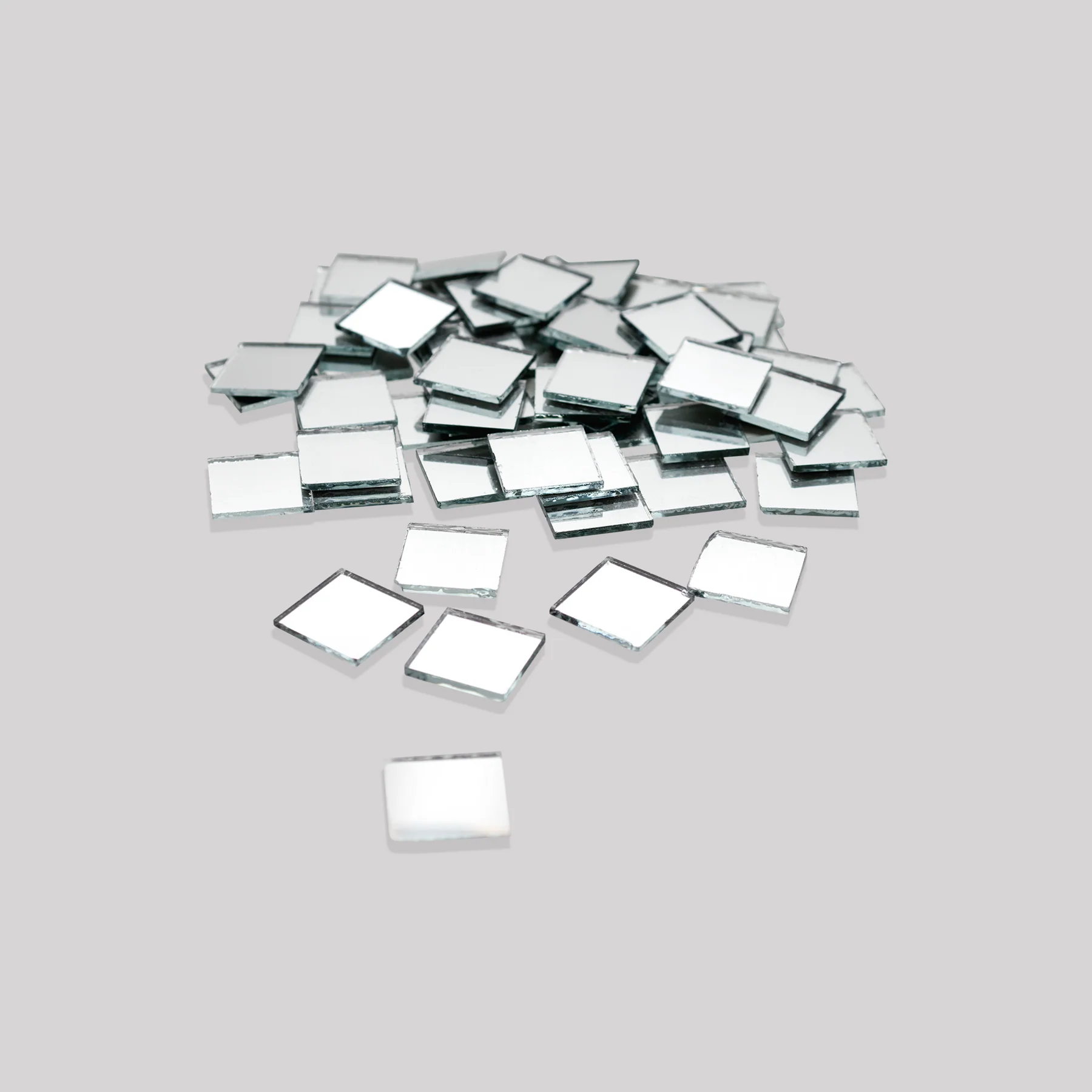 Cut Mirror Square 30mm 50gms Apx 20pc