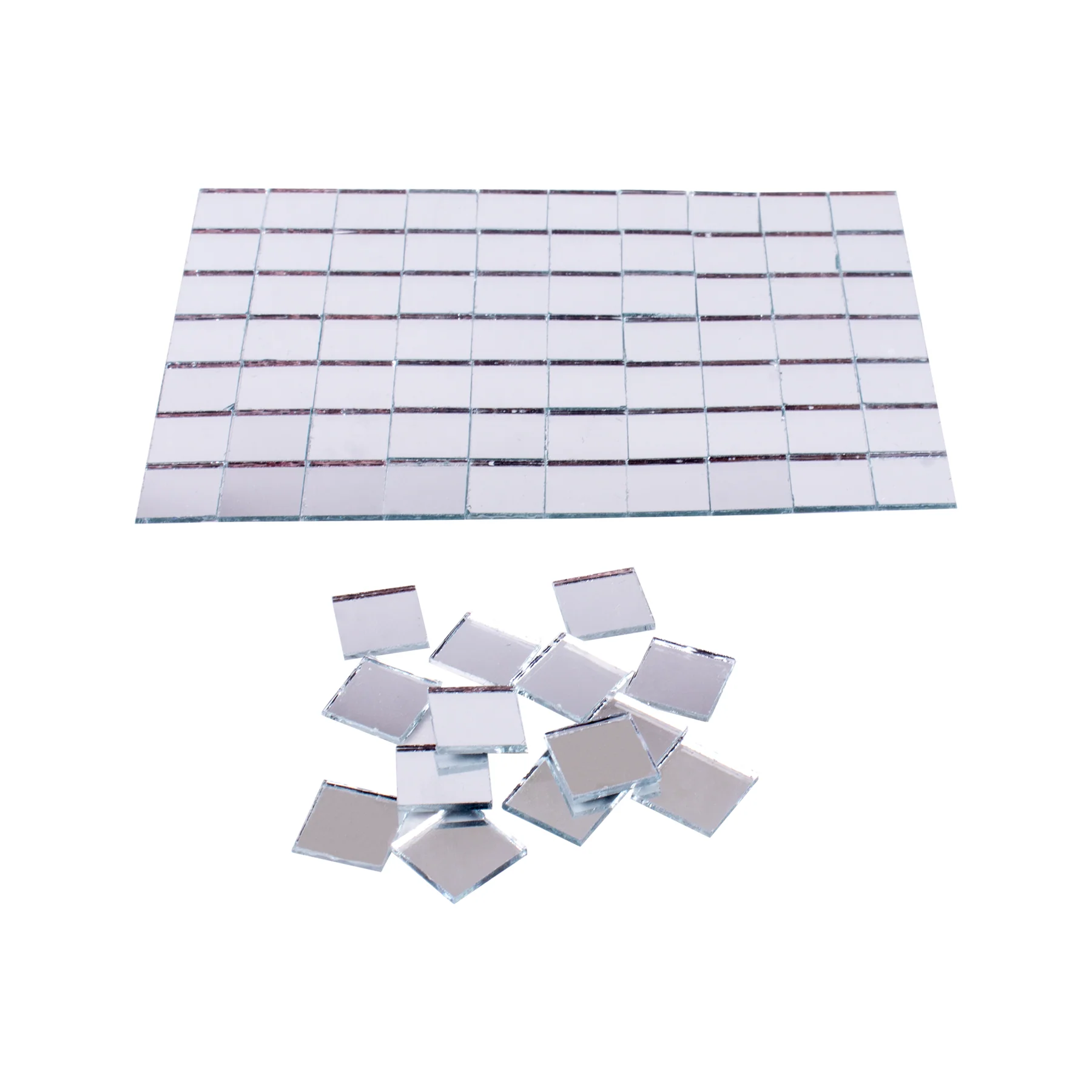 Cut Mirror Square 30mm 50gms Apx 20pc