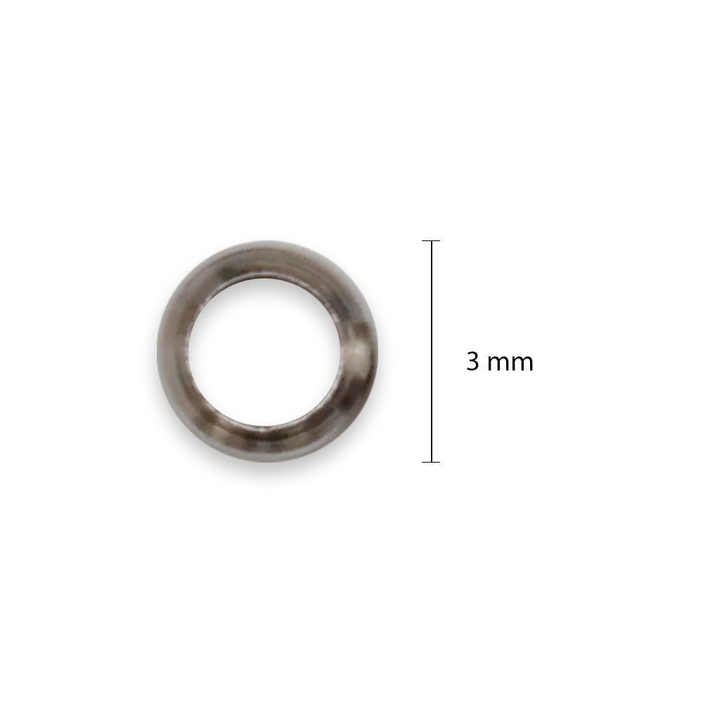 Jewellery Findings Crimp Beads 3Mm Nickel 5 Gm