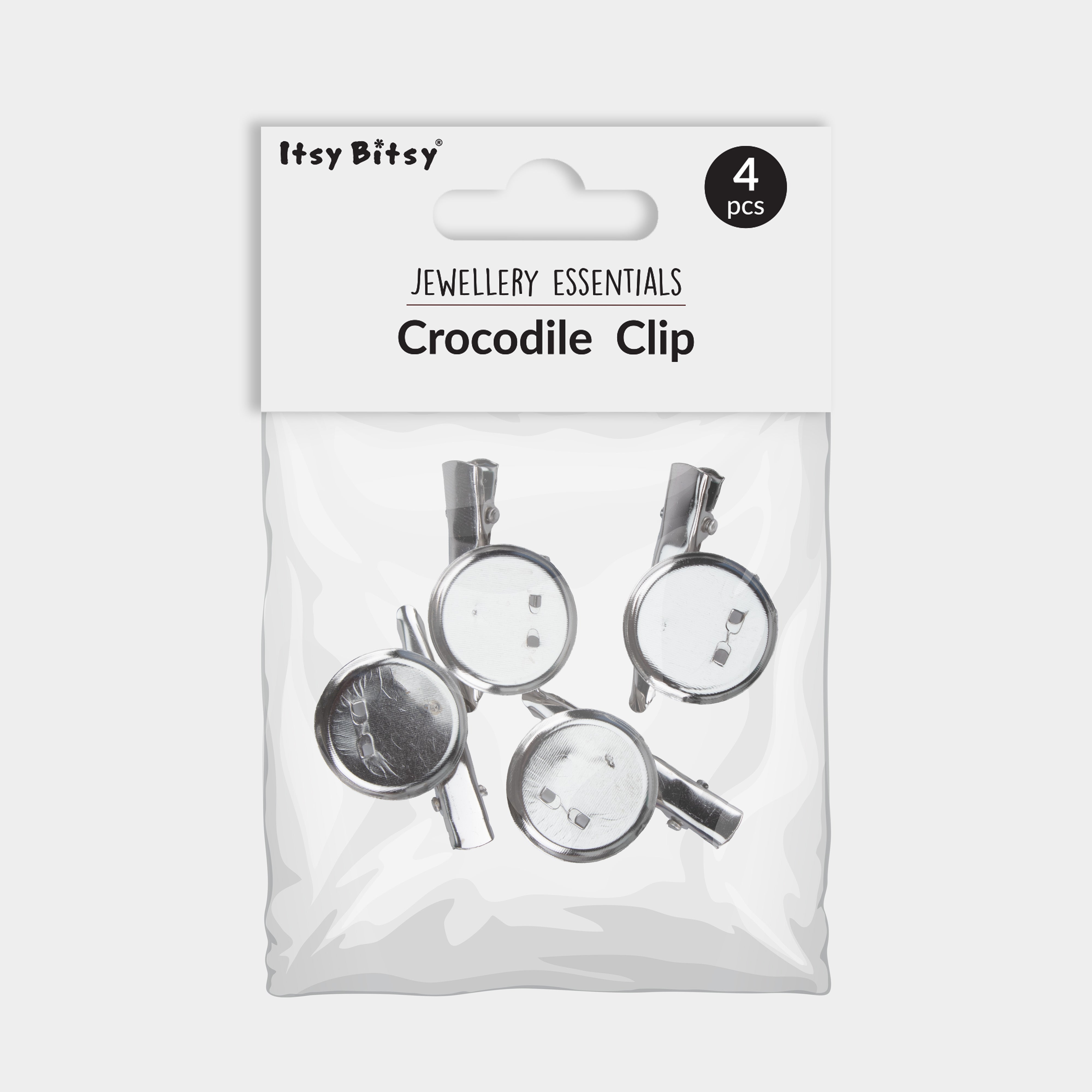 Hair Brooch Small 4 Pc
