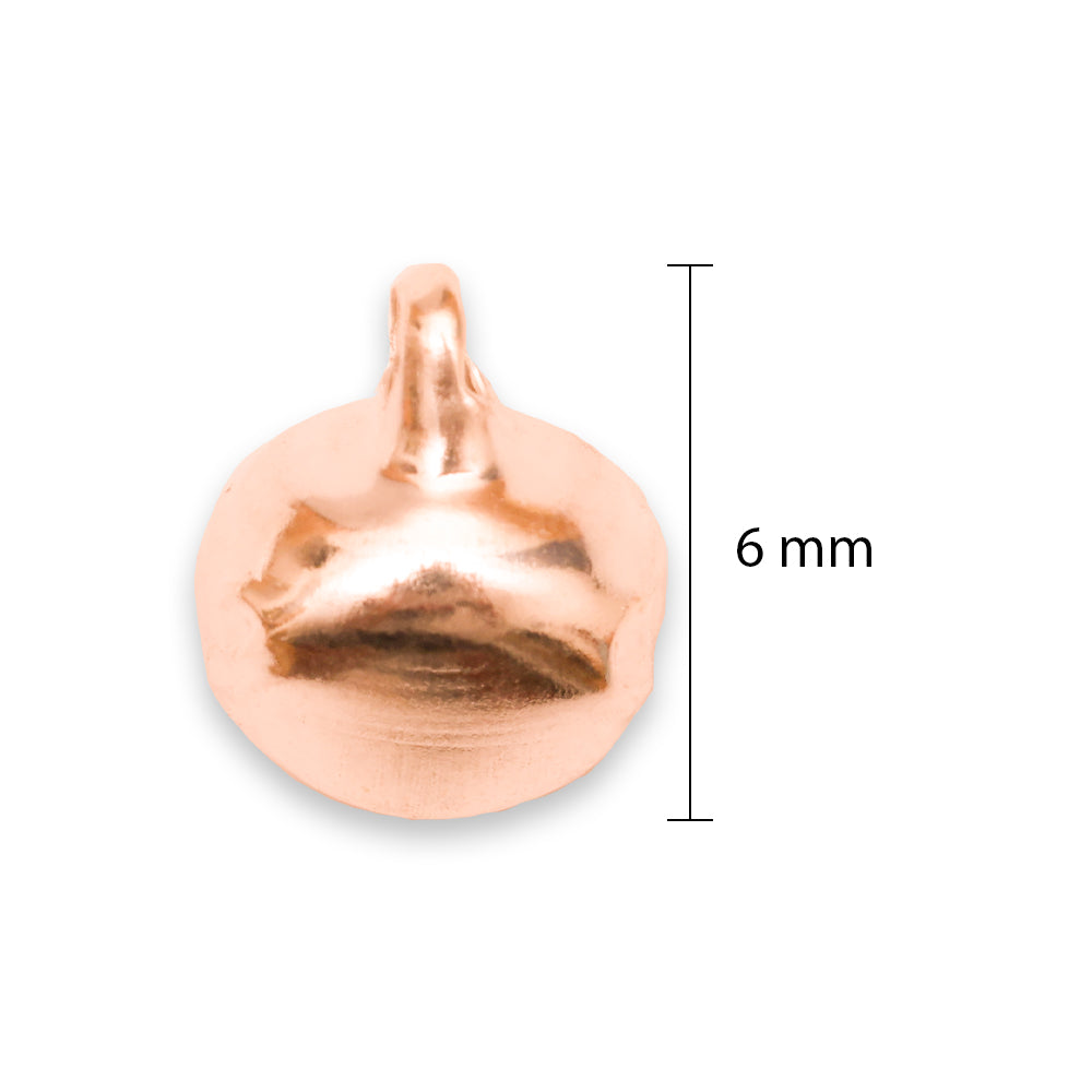 Metal Jingle Bell 6Mm Gold 25 Gm