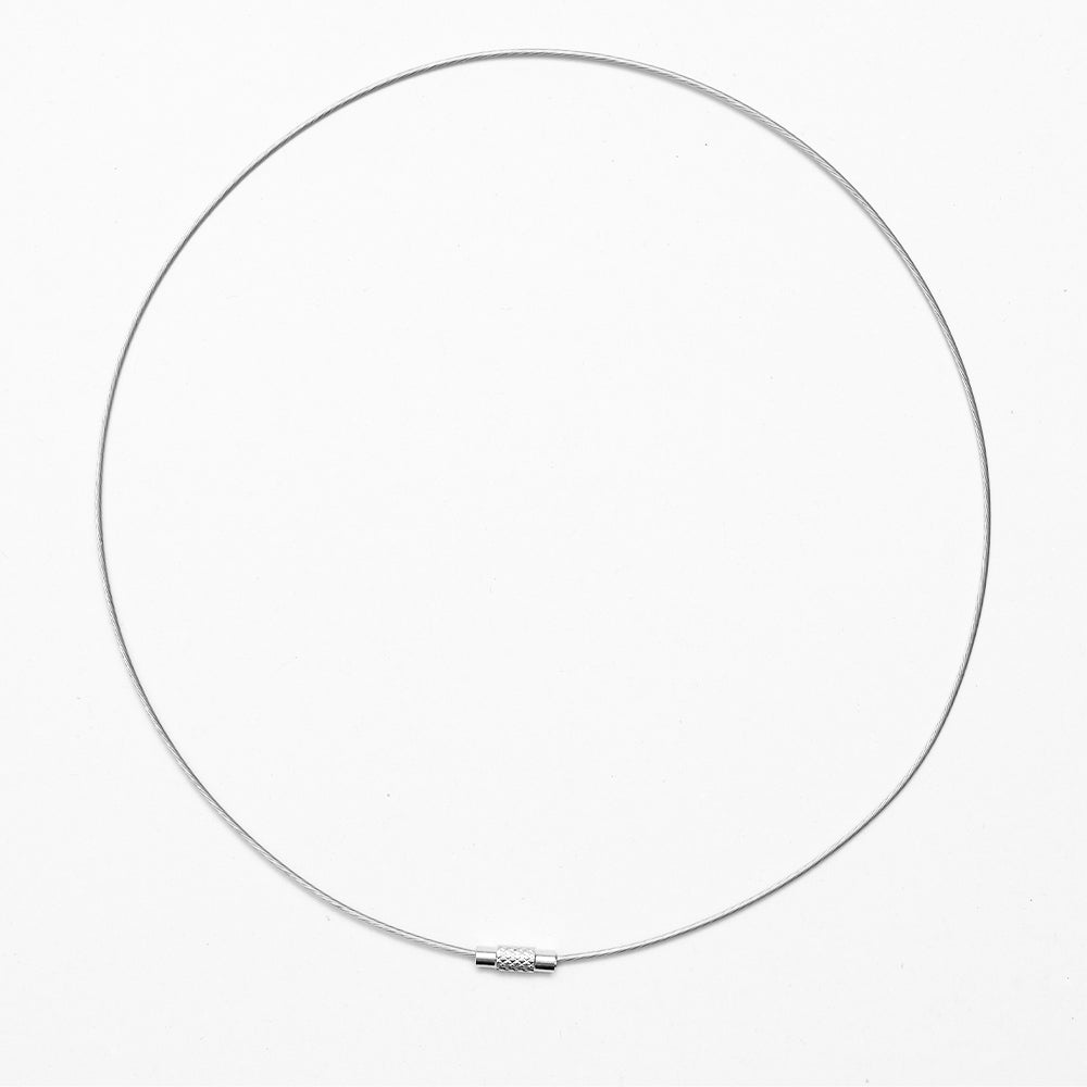 Chocker Silver 2 Pc
