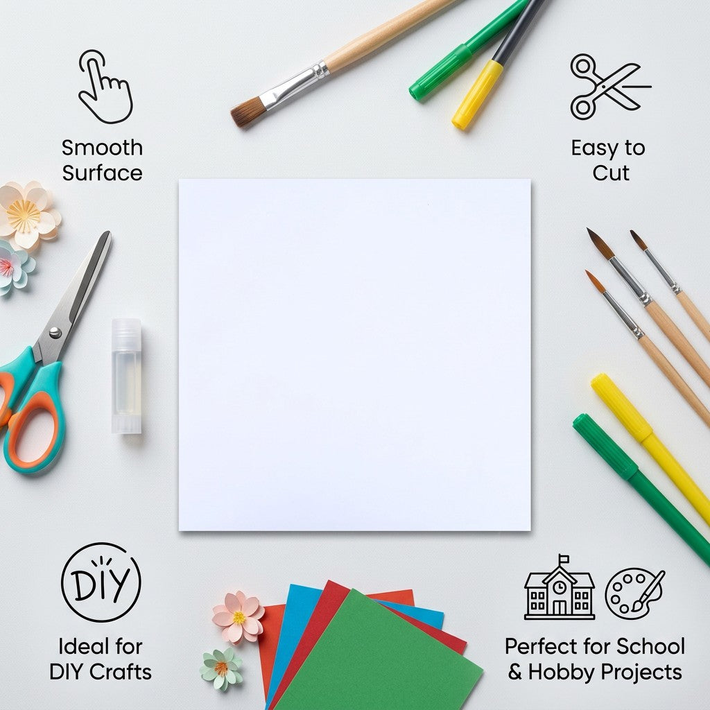 Sunboard White 12 x 12inch 3mm 1Sheet