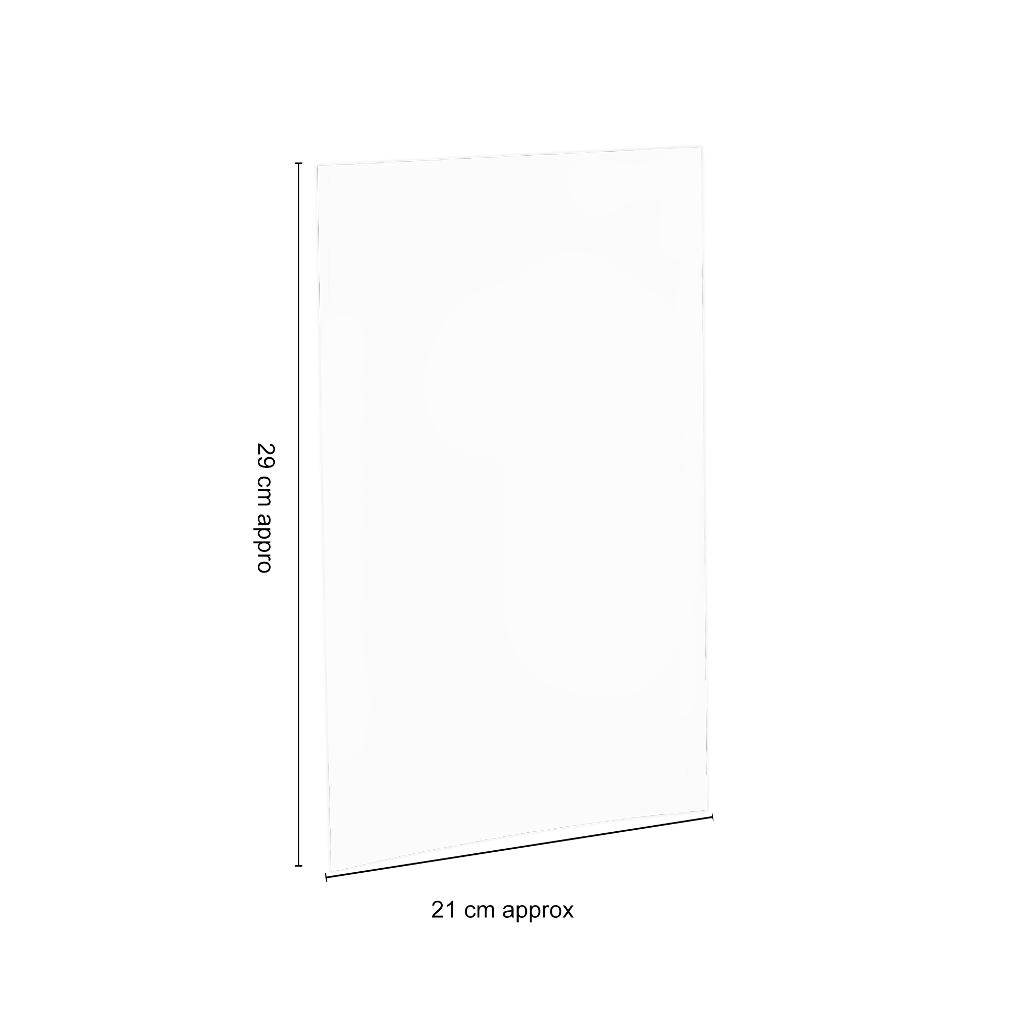 Acrylic Sheet Transparent A4 2mm 1Sheet