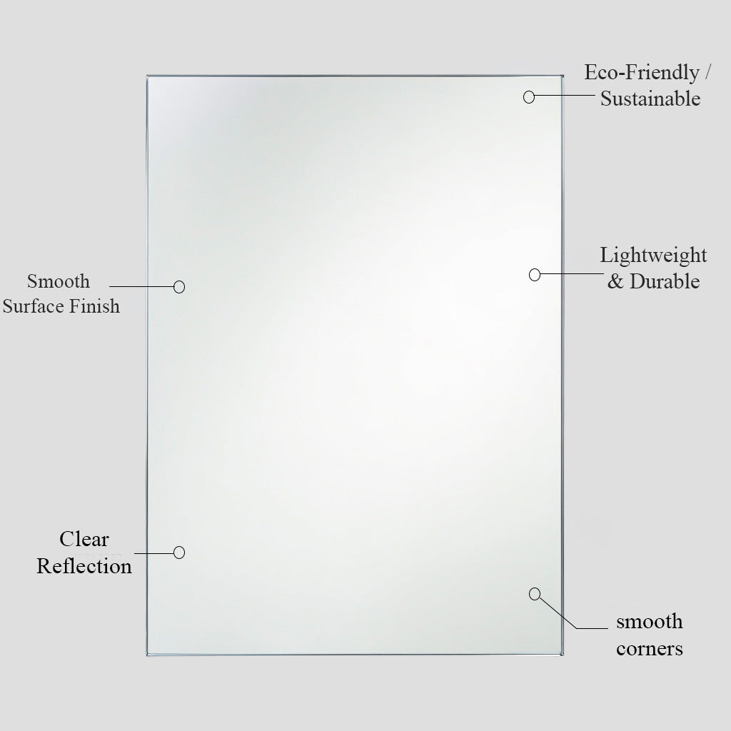 Acrylic Mirror Sheet A4 1.3mm 1 Sheet
