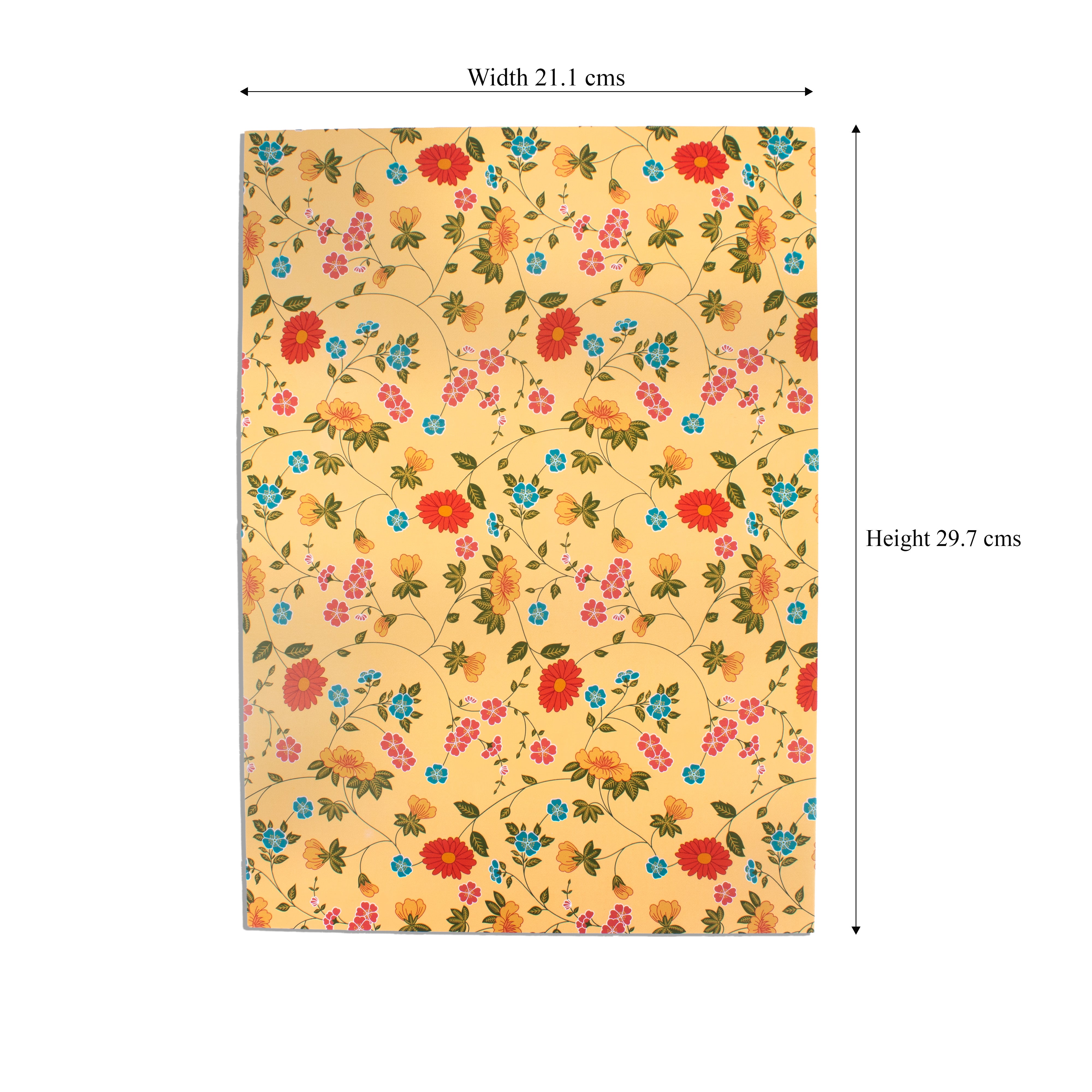 Printed Art Board 300Gsm A4 Ditsy Daisies 1Sheet