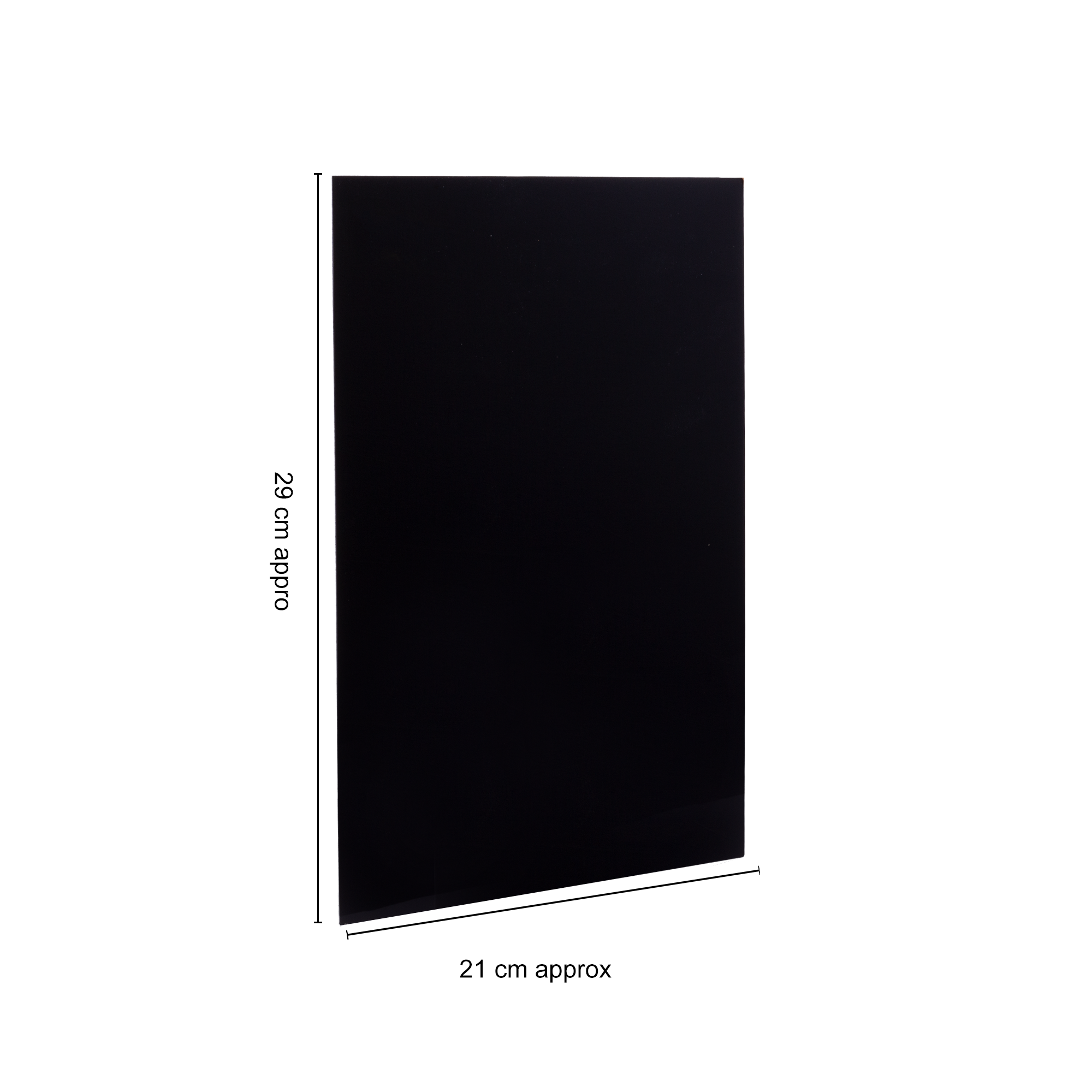 Acrylic Sheet Black A4 2mm 1Sheet
