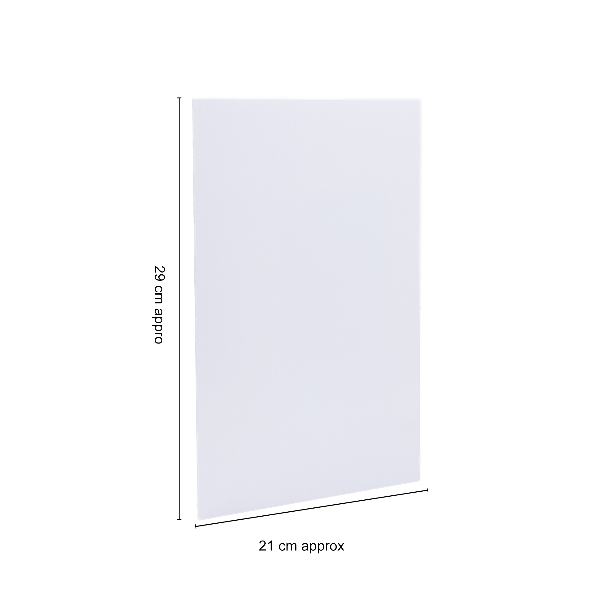 Acrylic Sheet White A4 2mm 1Sheet