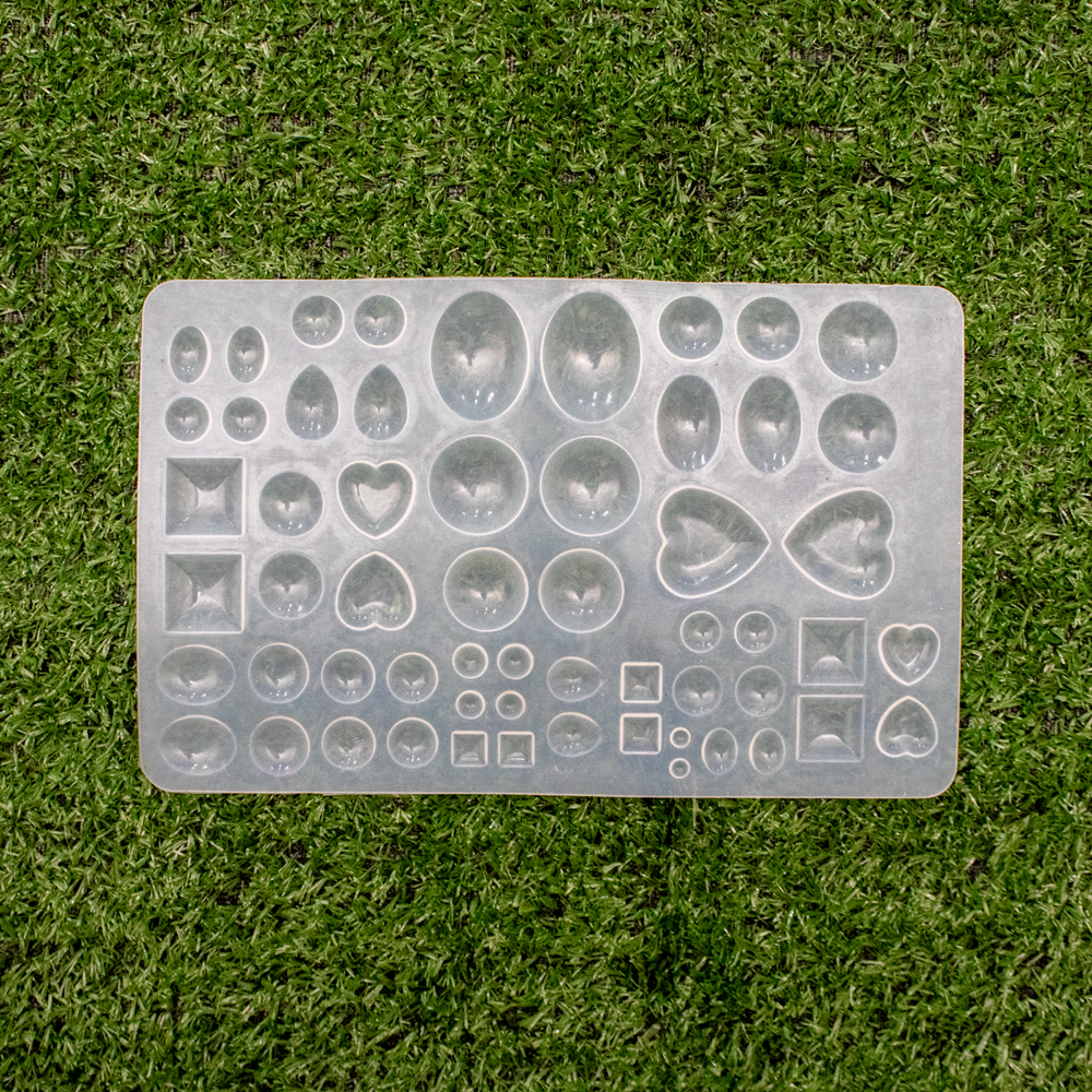 Silicone Mould Assorted Shapes L10 X W6.25inch Approx 1pc