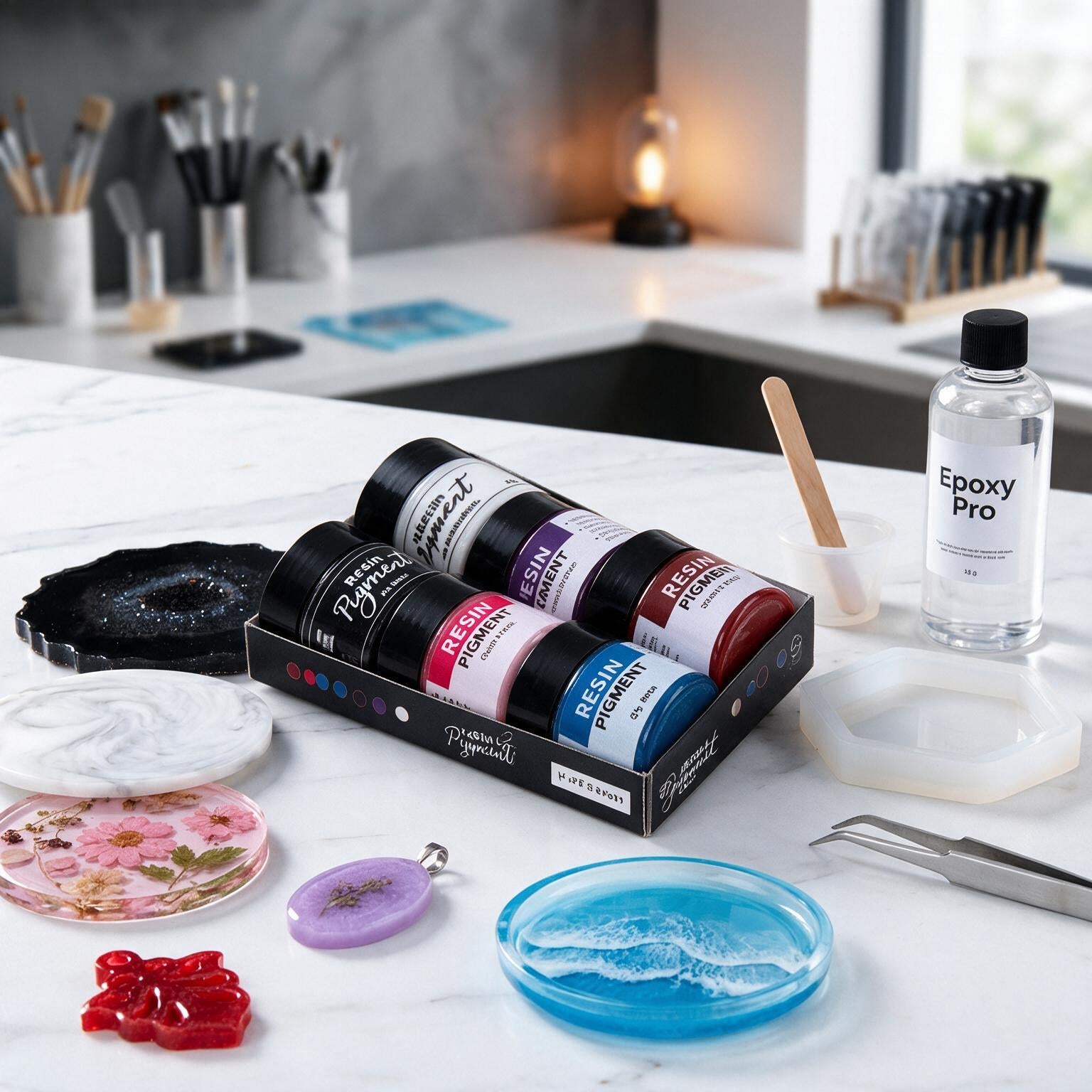 Resin Pigment 6 colours x 15g each
