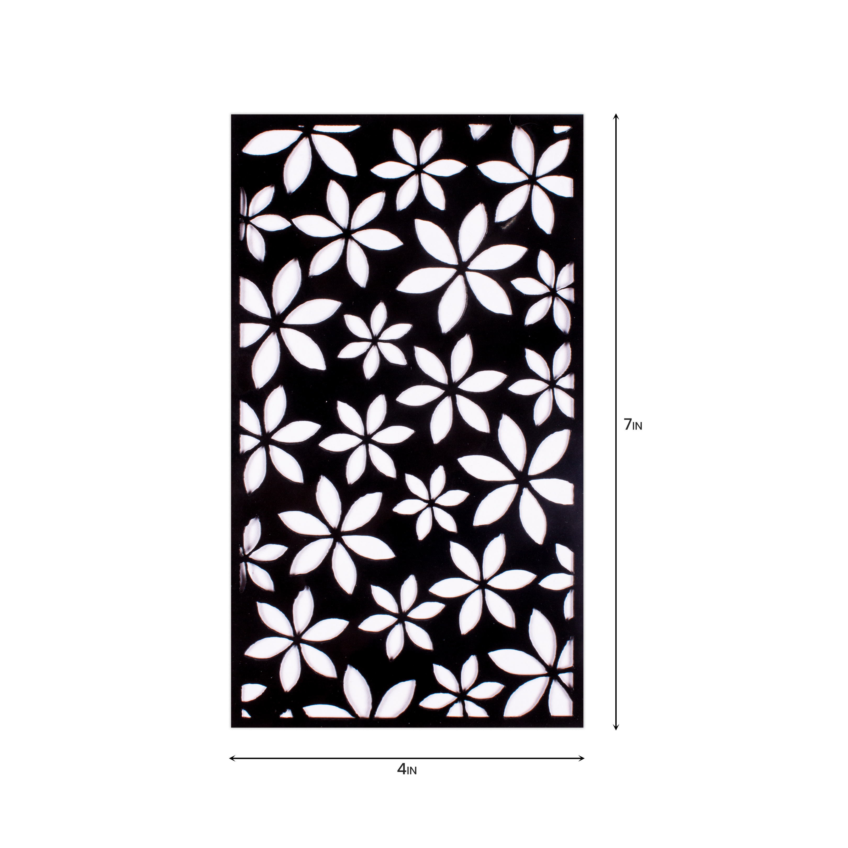 Stencil Star Jasmine 4in x7 in 1pc