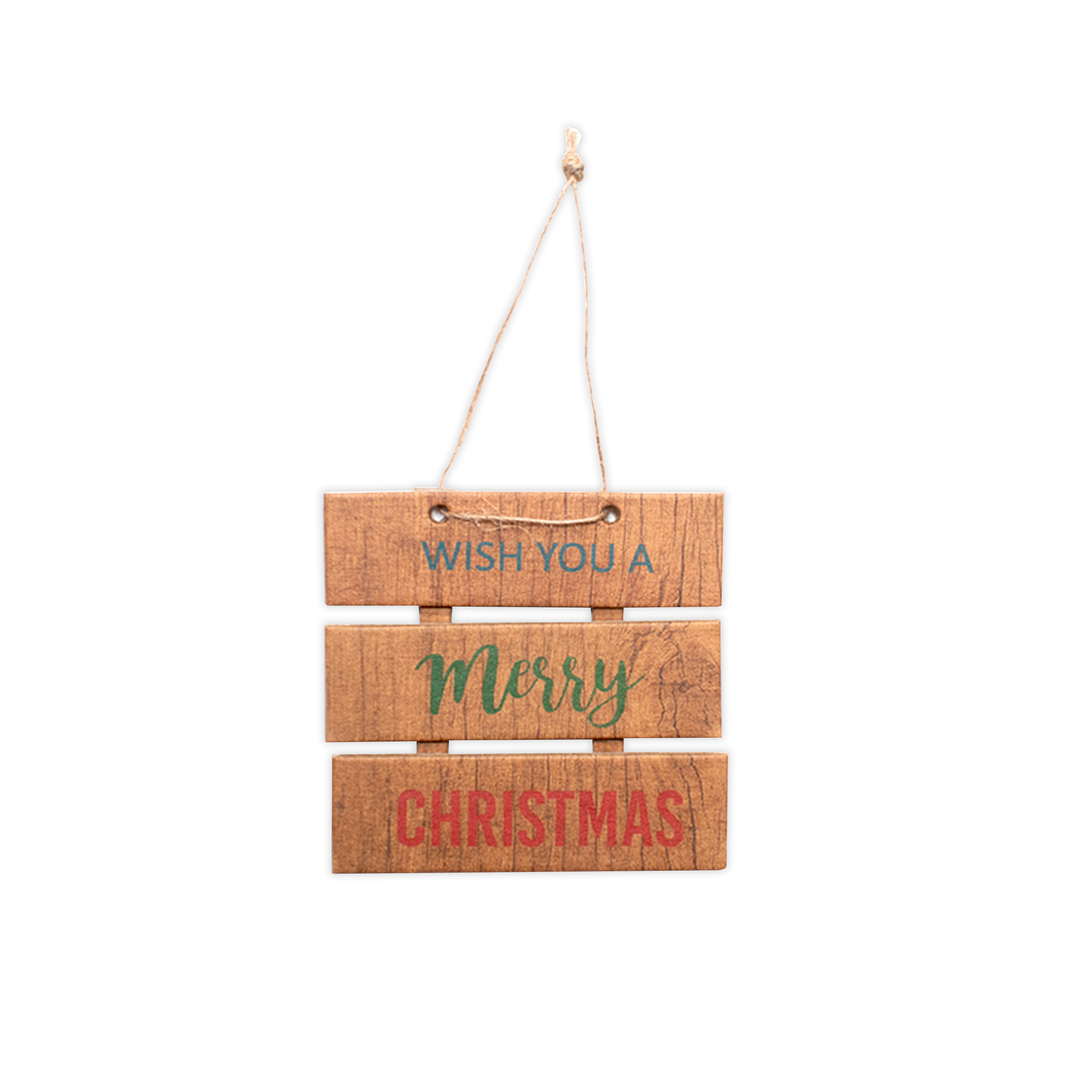 Christmas Goodwill Hanging Wish You A Merry Christmas 1Pc