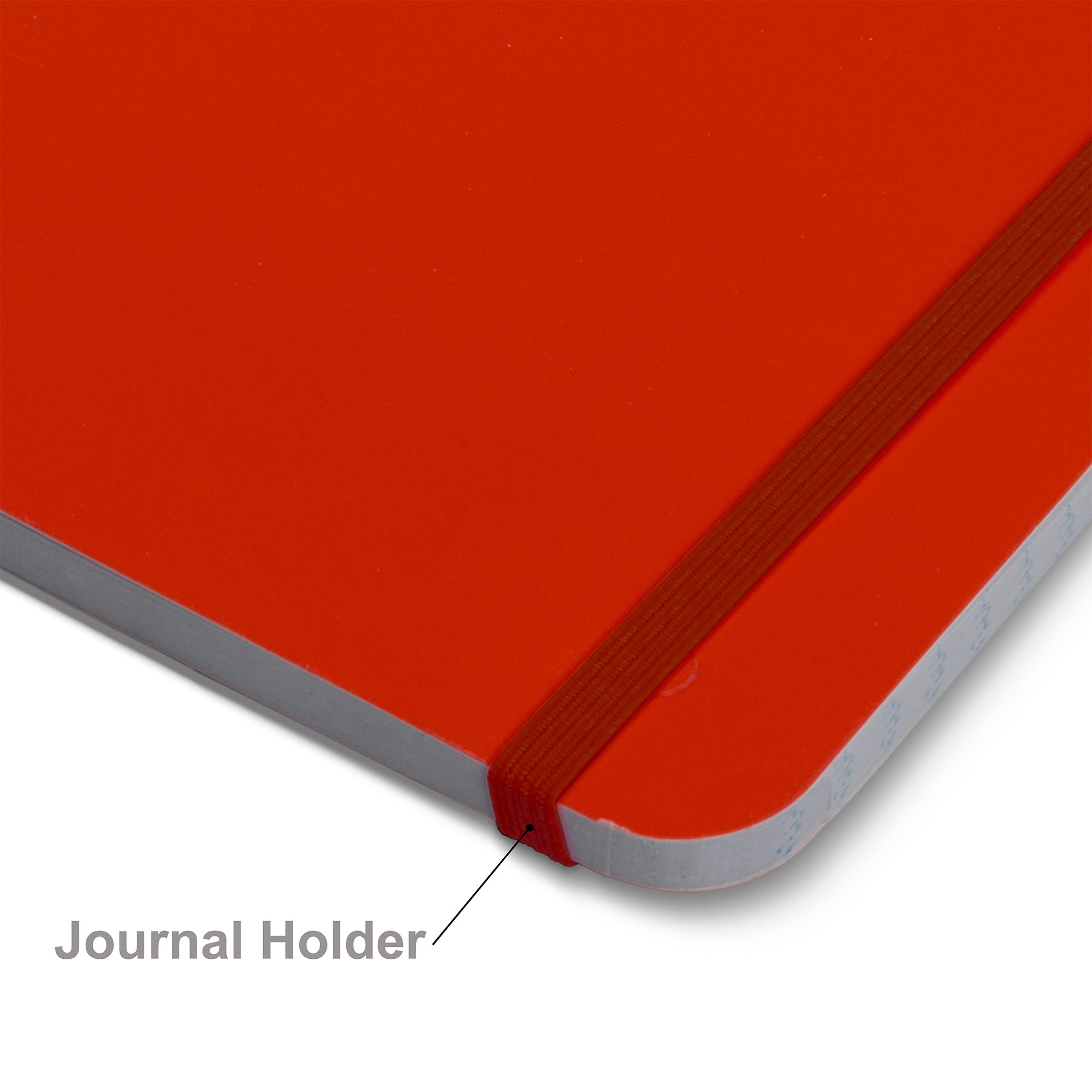 Velvet Series Journal Ruled Pages with Elastic Band Closure Red 70gsm 70 Sheets