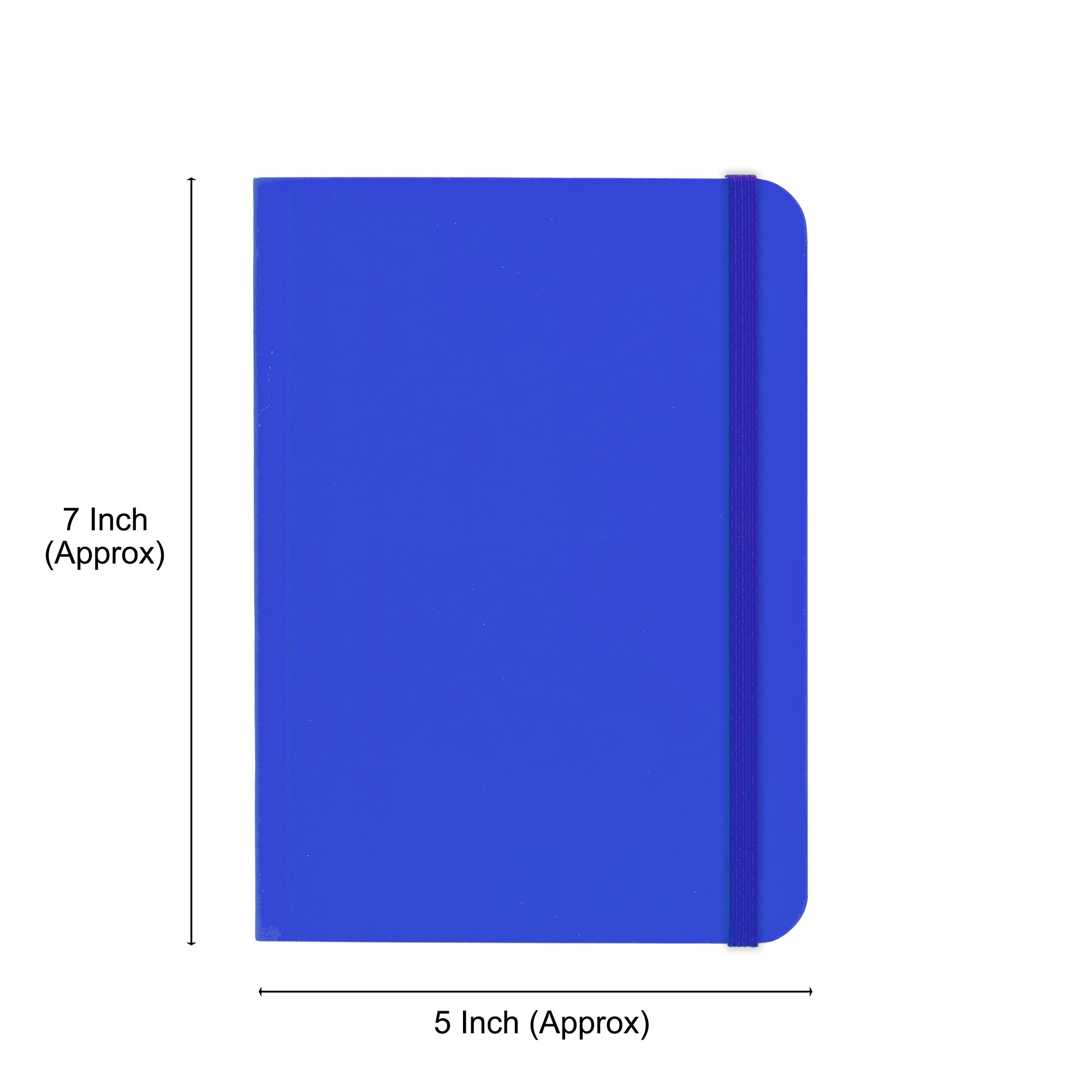 Velvet Series Journal Ruled Pages with Elastic Band Closure Blue 70gsm 70 Sheets