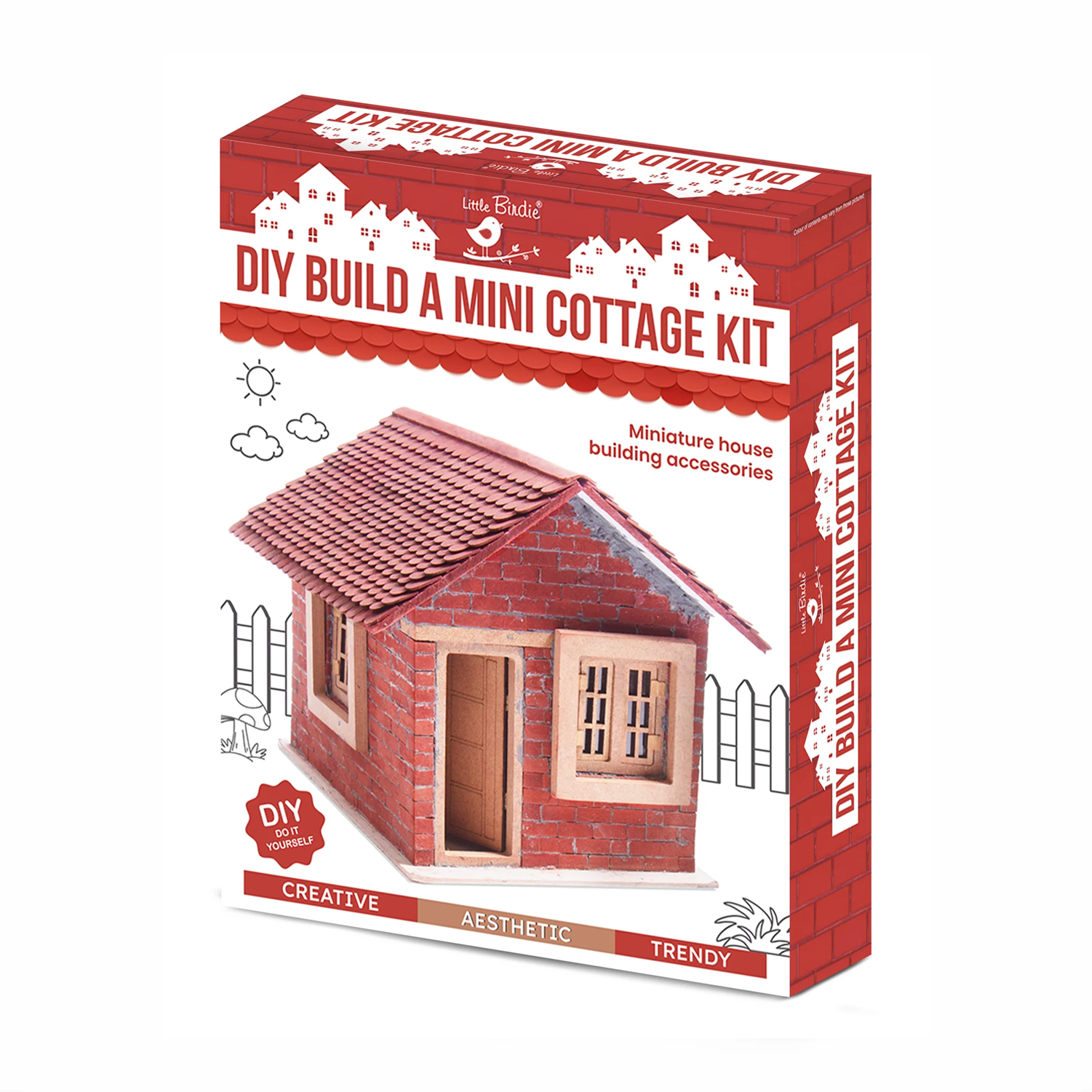 DIY Build a Mini Cottage Kit | House Making Craft Kit for Kids & Adults