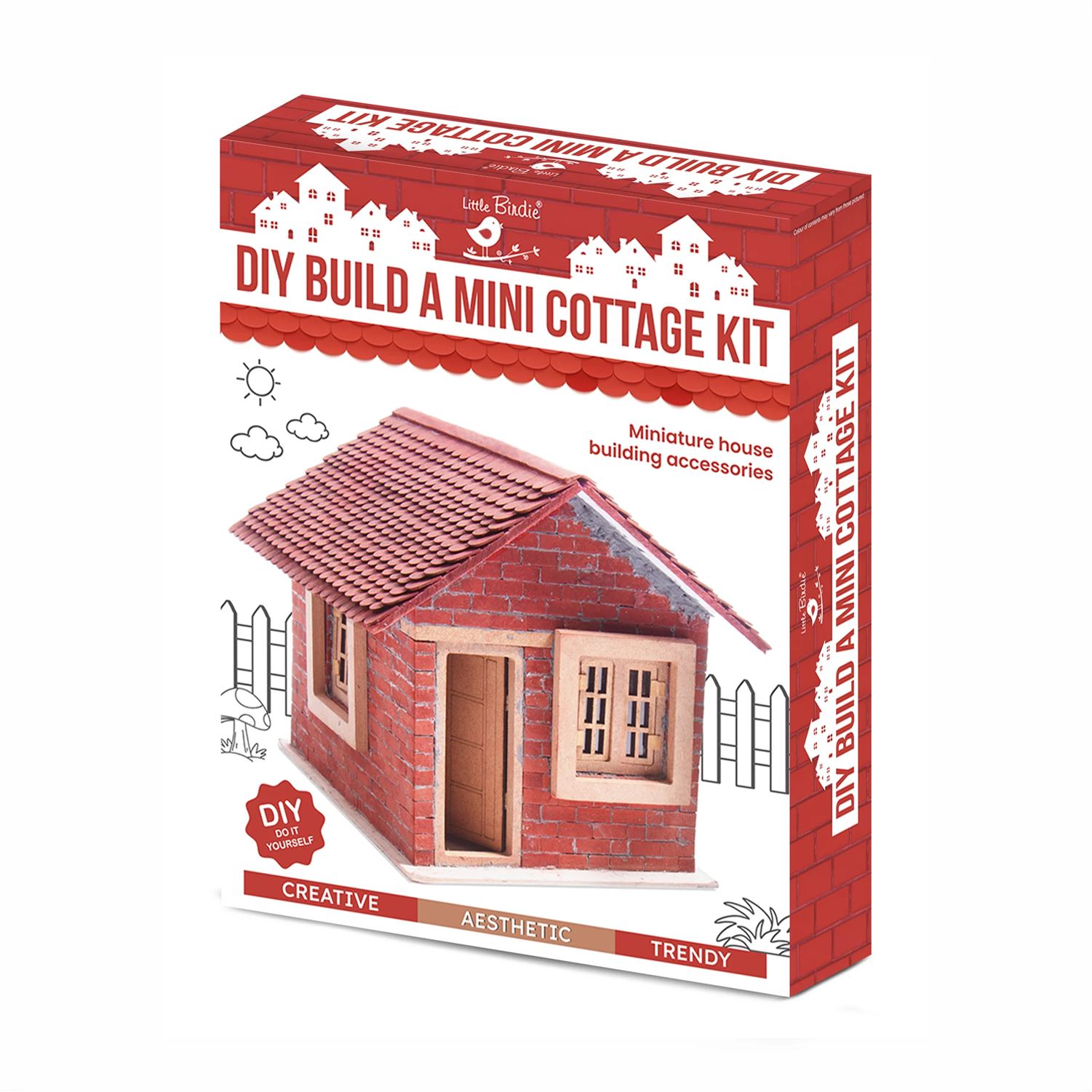 DIY Build a Mini Cottage Kit | House Making Craft Kit for Kids & Adult ...