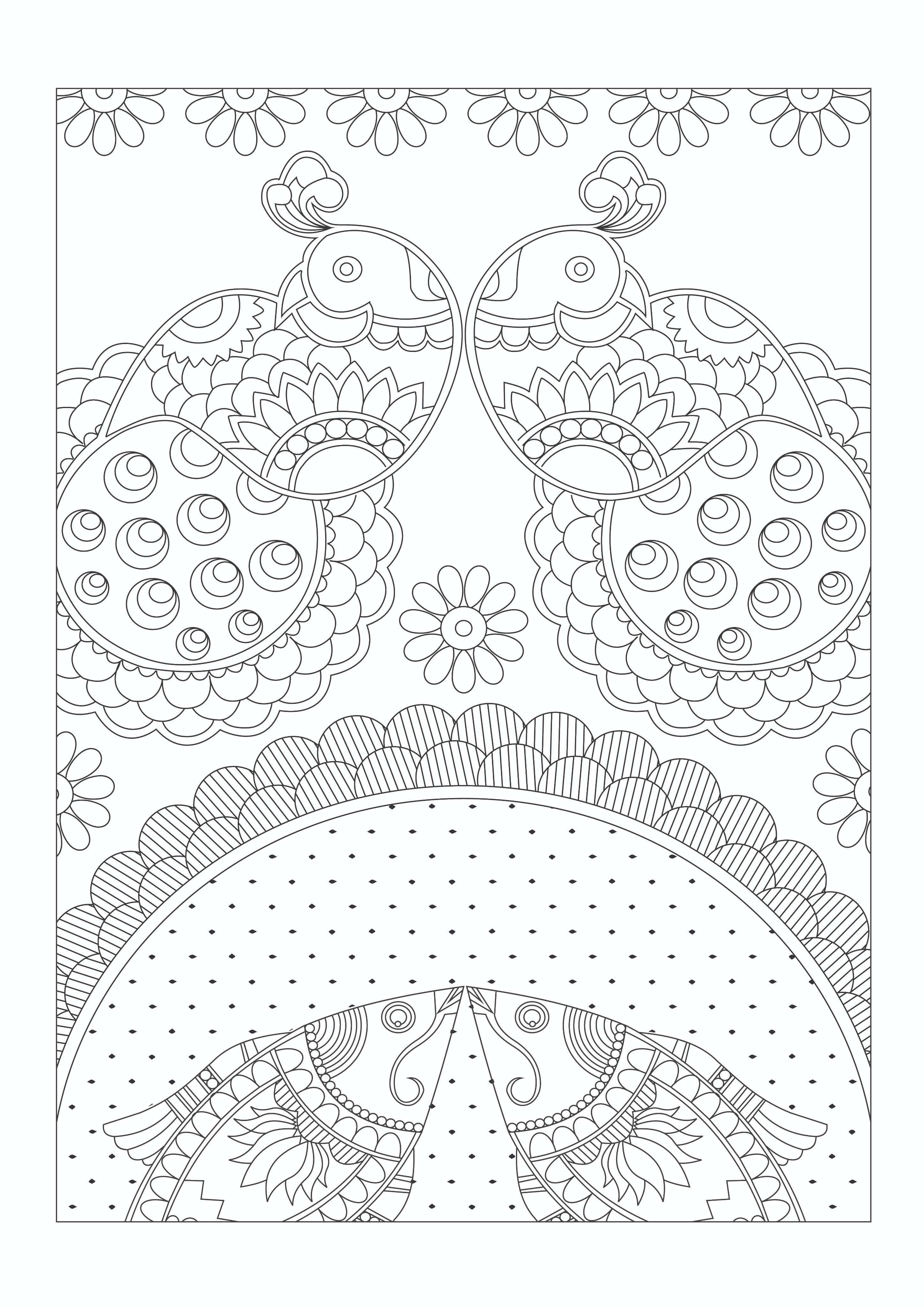 Arts of India Colouring Book