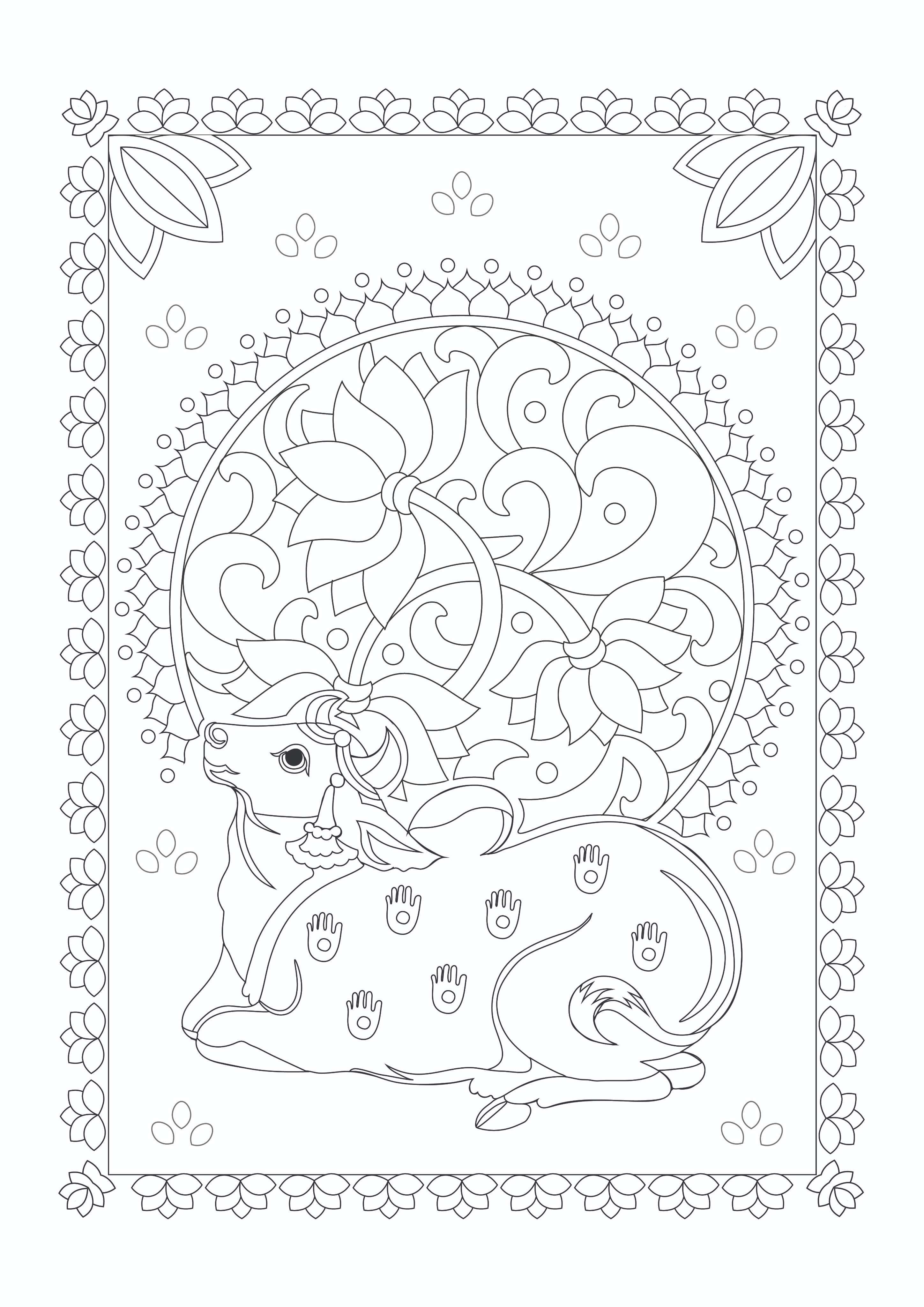 Arts of India Colouring Book